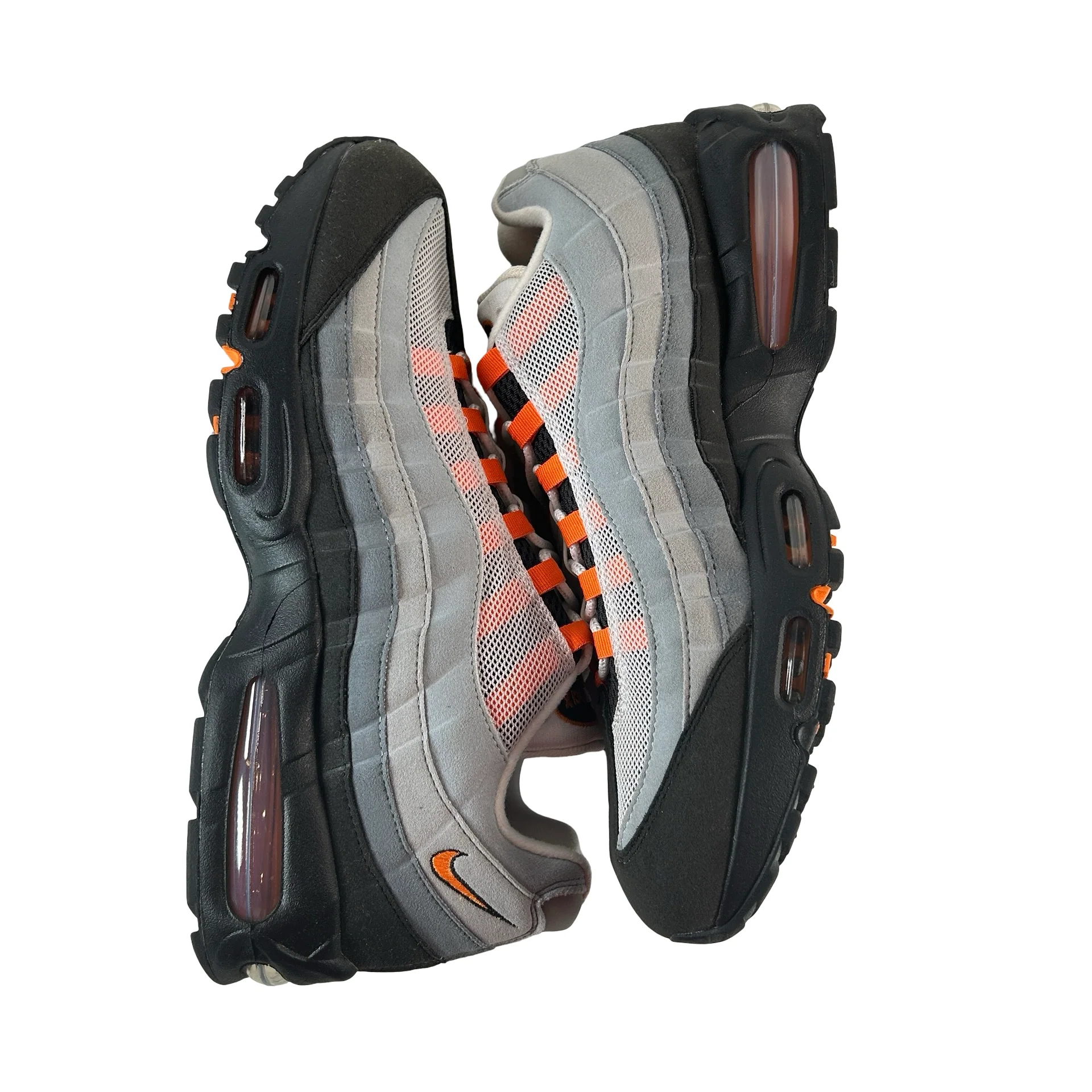 HM4740 005 Nike Air Max 95 OG Big Bubble Bright Mandarin (2025) [USED] - 13 M (Used3) - Image 4