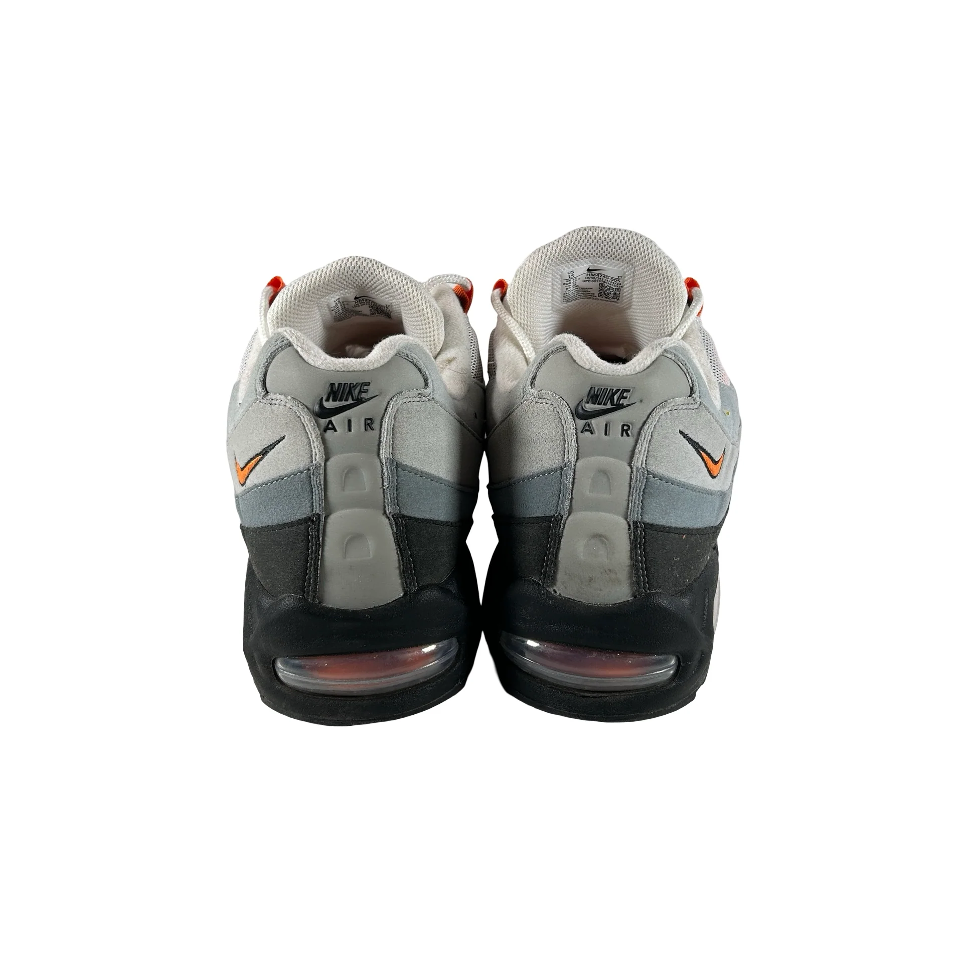 HM4740 005 Nike Air Max 95 OG Big Bubble Bright Mandarin (2025) [USED] - 15 M (Used) - Image 3
