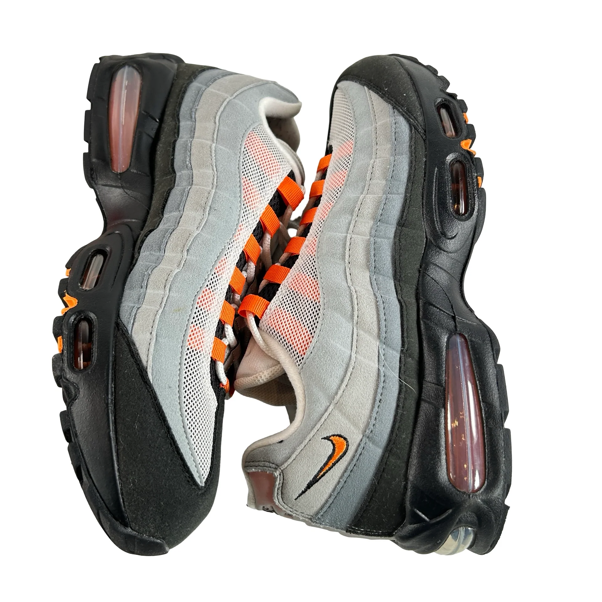 HM4740 101 Nike Air Max 95 OG Big Bubble Bright Mandarin 2.0 (2025) [USED] - 11 M (Used) - Image 3
