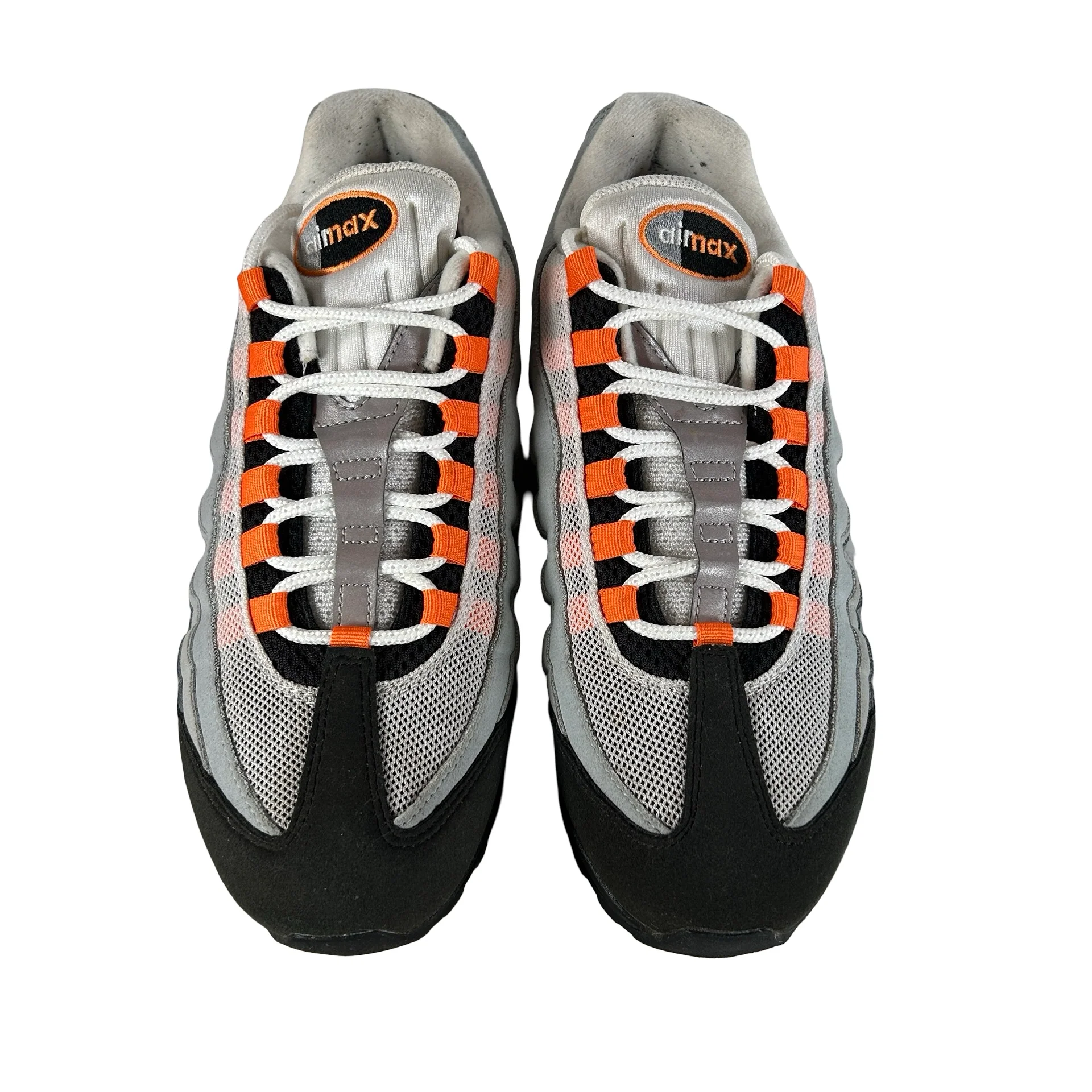 HM4740 101 Nike Air Max 95 OG Big Bubble Bright Mandarin 2.0 (2025) [USED] - 8.5 M (Used2) (Replace Box2) - Image 2