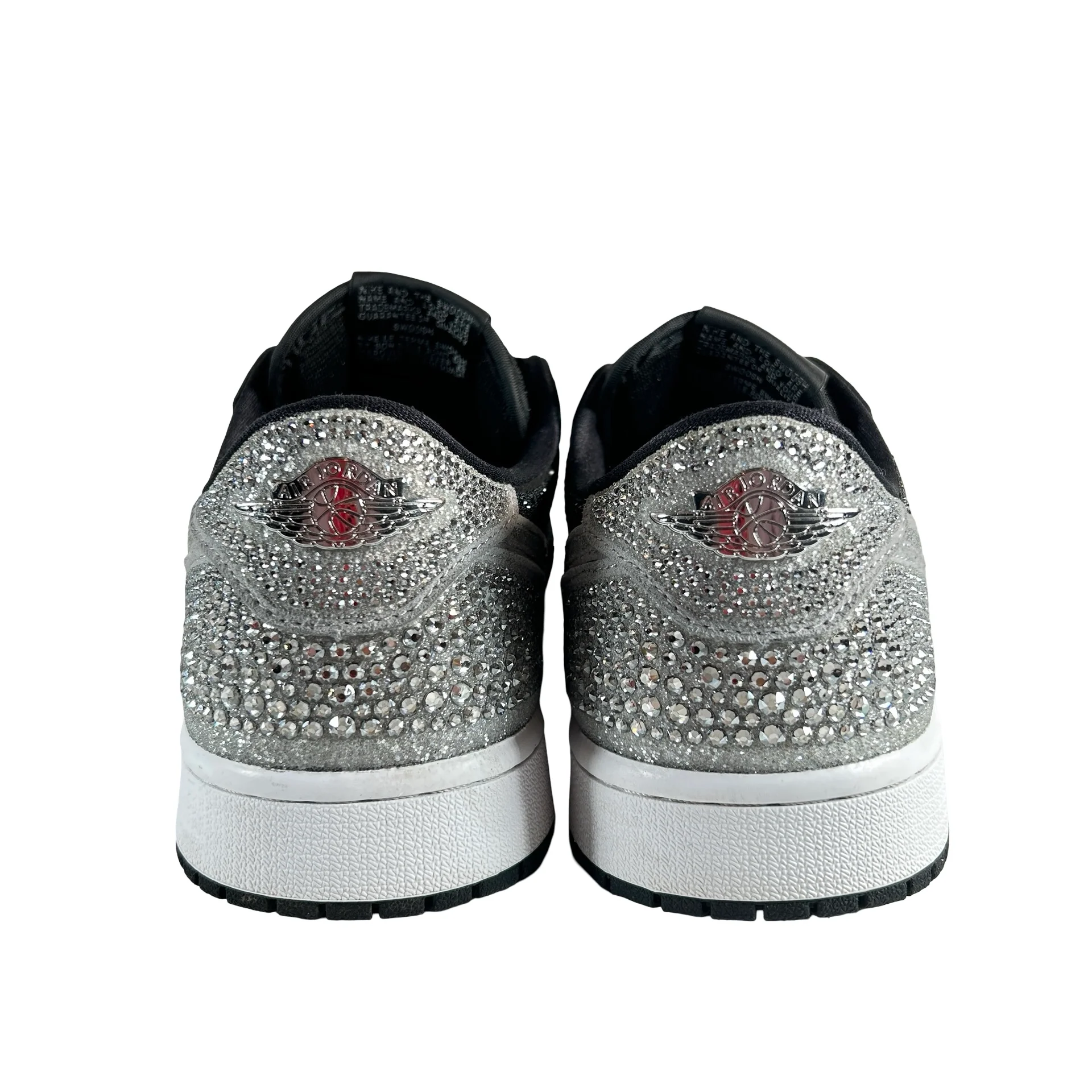 HM9280 001 Jordan 1 Retro Low OG Swarovski Stealth (Women's) [USED] - 11 W (Used) - Image 3