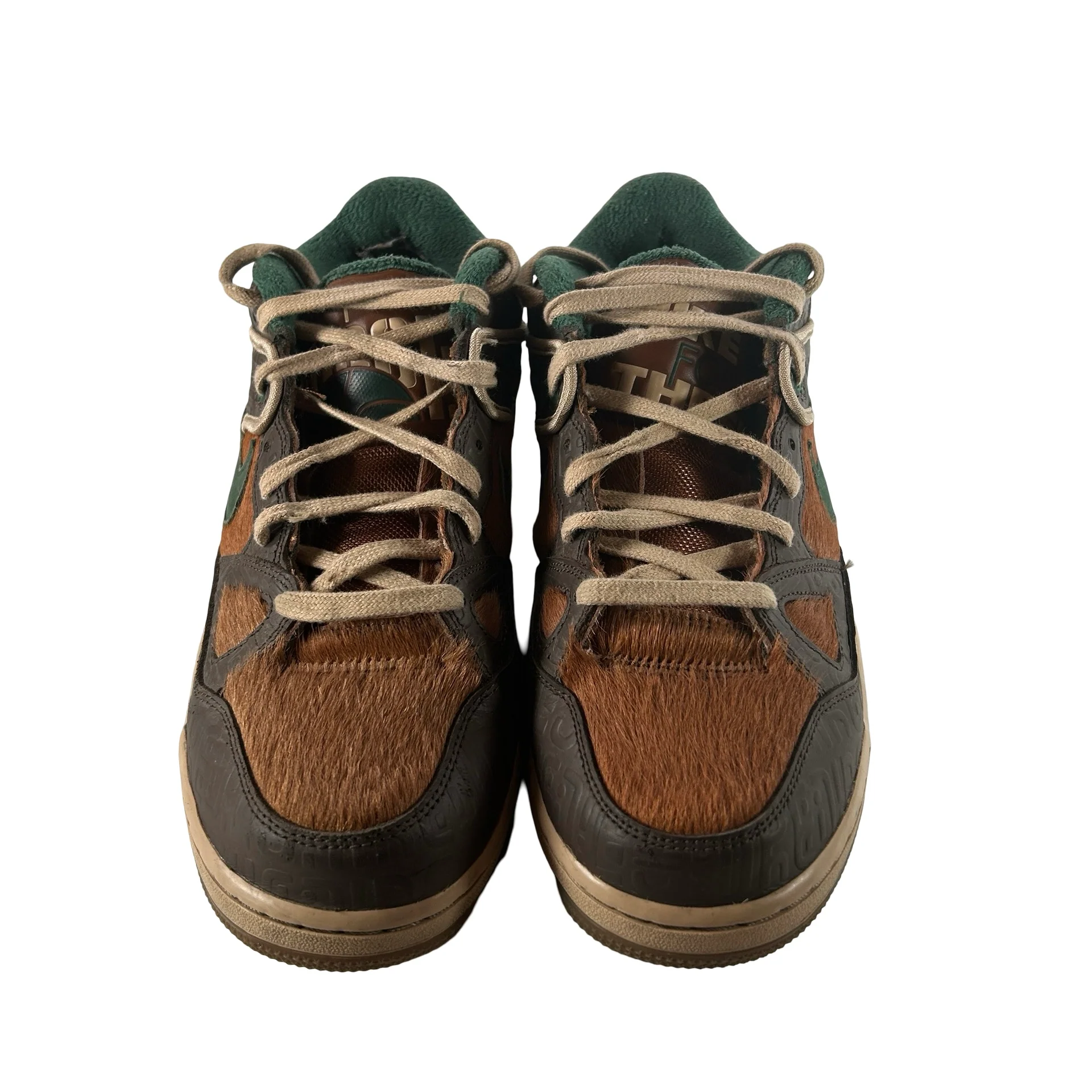 HQ0260 201 Nike Air Force 3 Low SP Nigo Baroque Brown [USED] - 10.5 M (Used) - Image 2