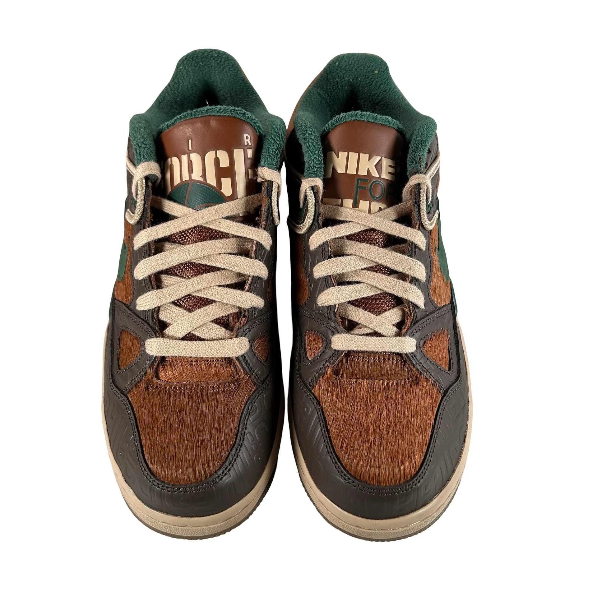 HQ0260 201 Nike Air Force 3 Low SP Nigo Baroque Brown [USED] - 9 M (Used) - Image 2