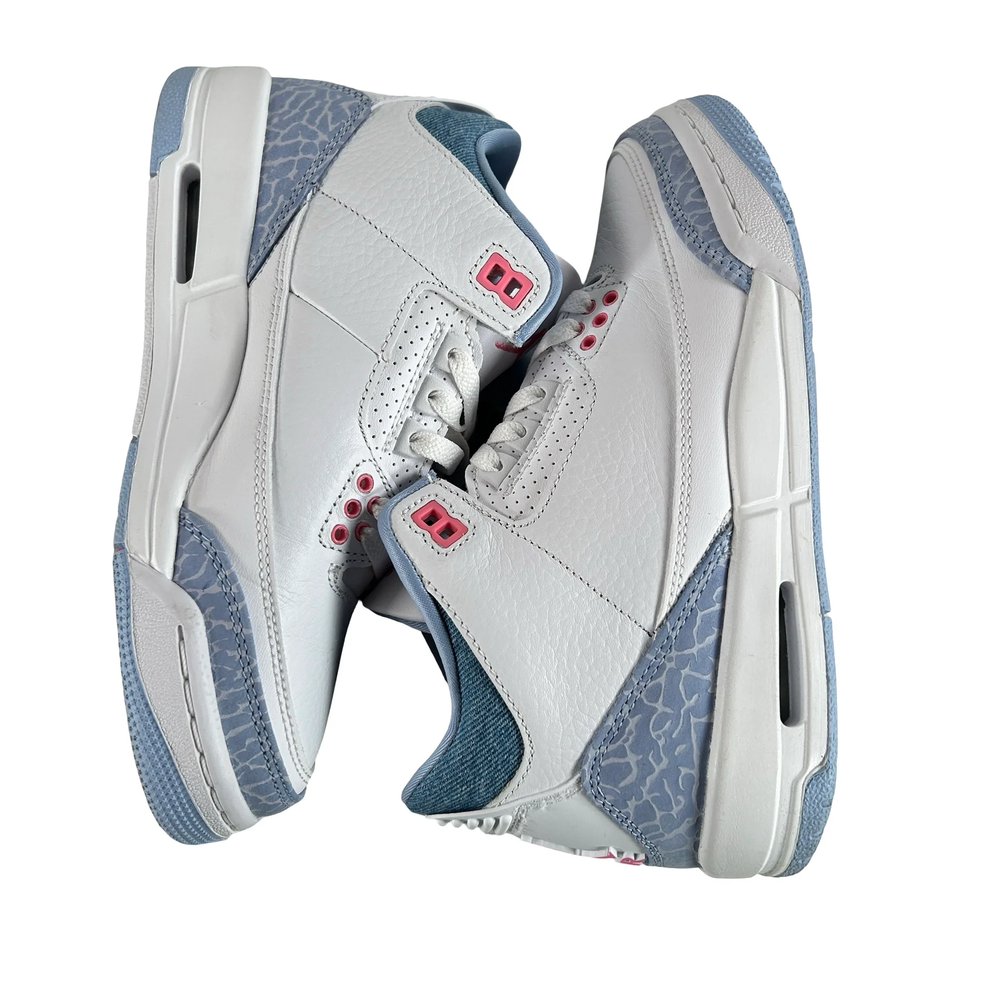 HQ0784 101 Jordan 3 Retro White Cobalt Bliss (GS) [USED] - 5 Y (Used) - Image 5
