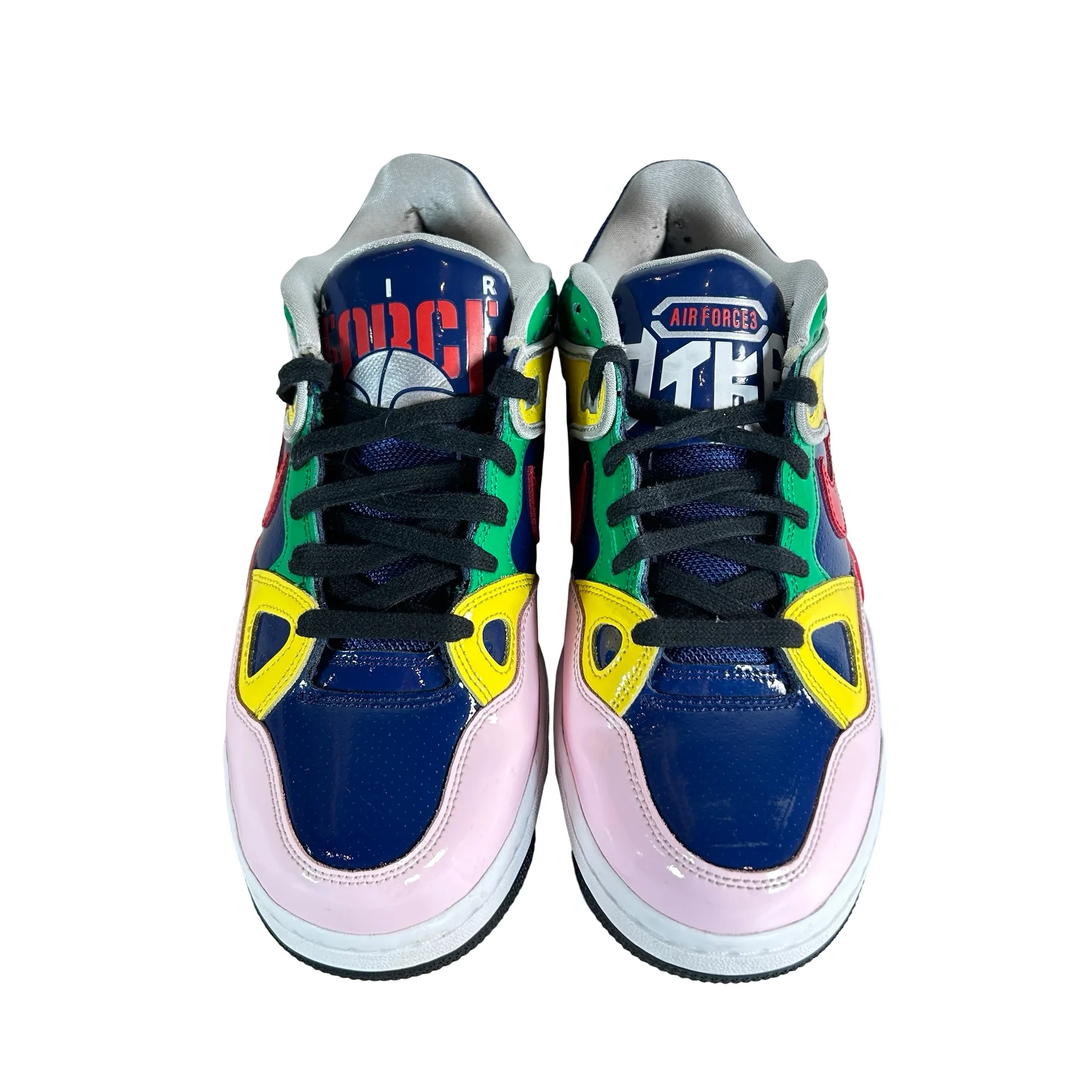 HQ1458 400 Nike Air Force 3 Low SP Nigo Blue Void [USED] - 9 M (Used2) - Image 2