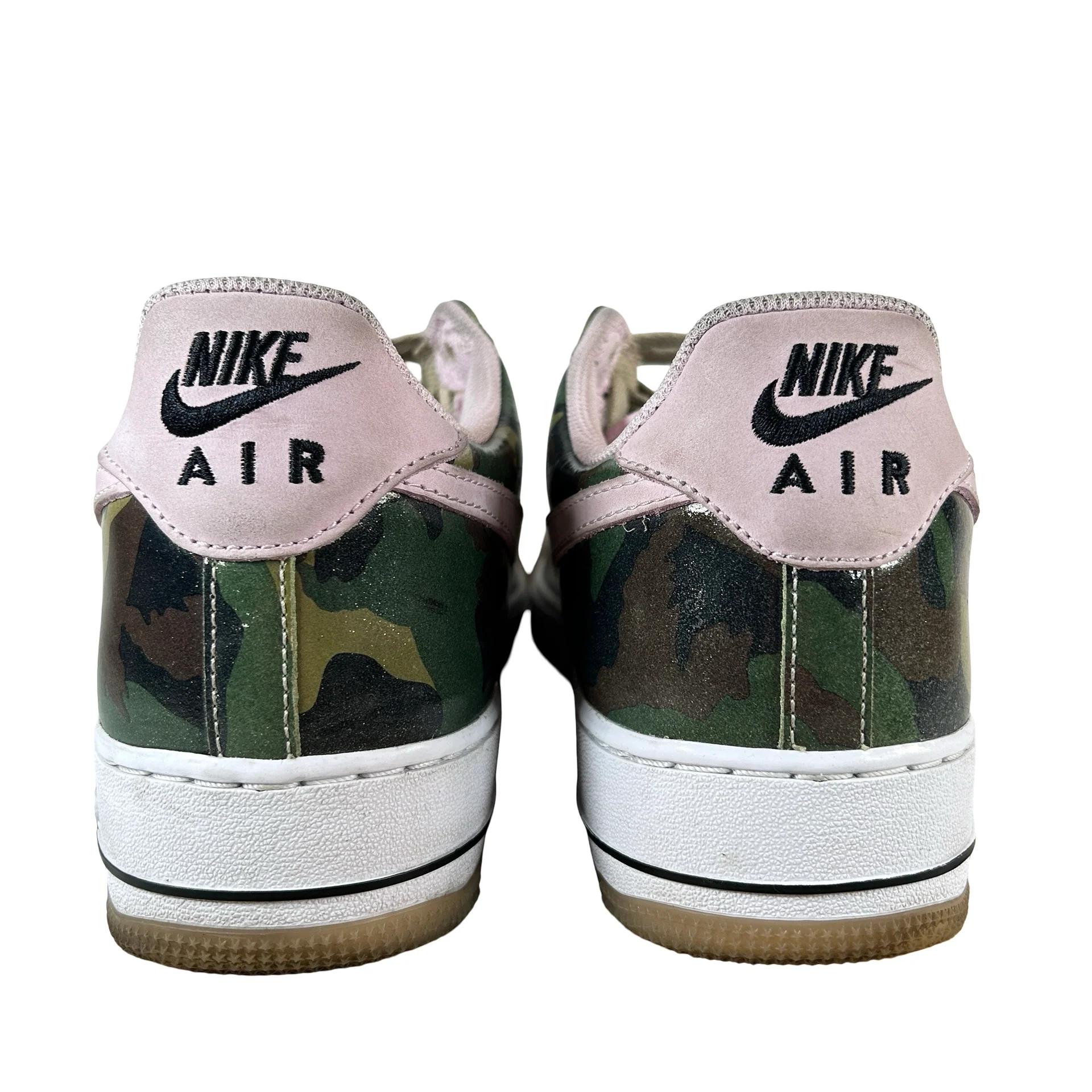 HQ1967 200 Nike Air Force 1 Low '07 LV8 Patent Camo Pink [USED] - 12 M (Used) (No Box) - Image 3