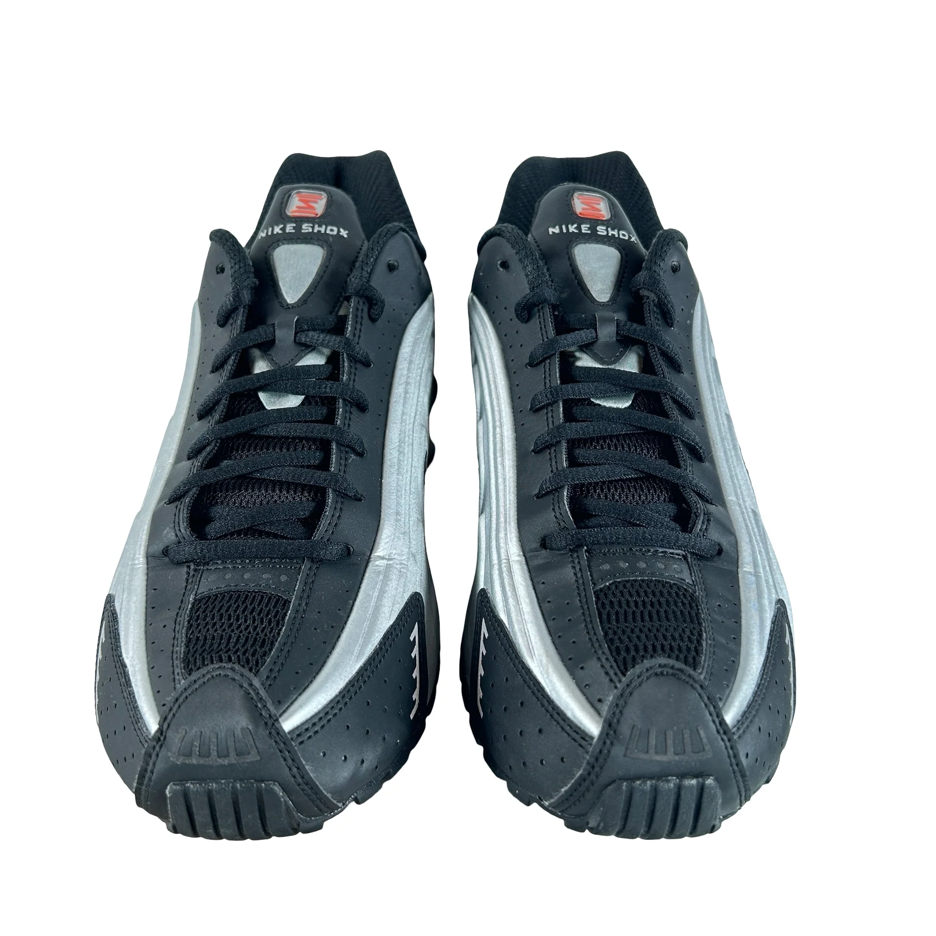 HQ1988 002 Nike Shox R4 Black Metallic Silver (2025) [USED] - 11 M (Used2) - Image 2