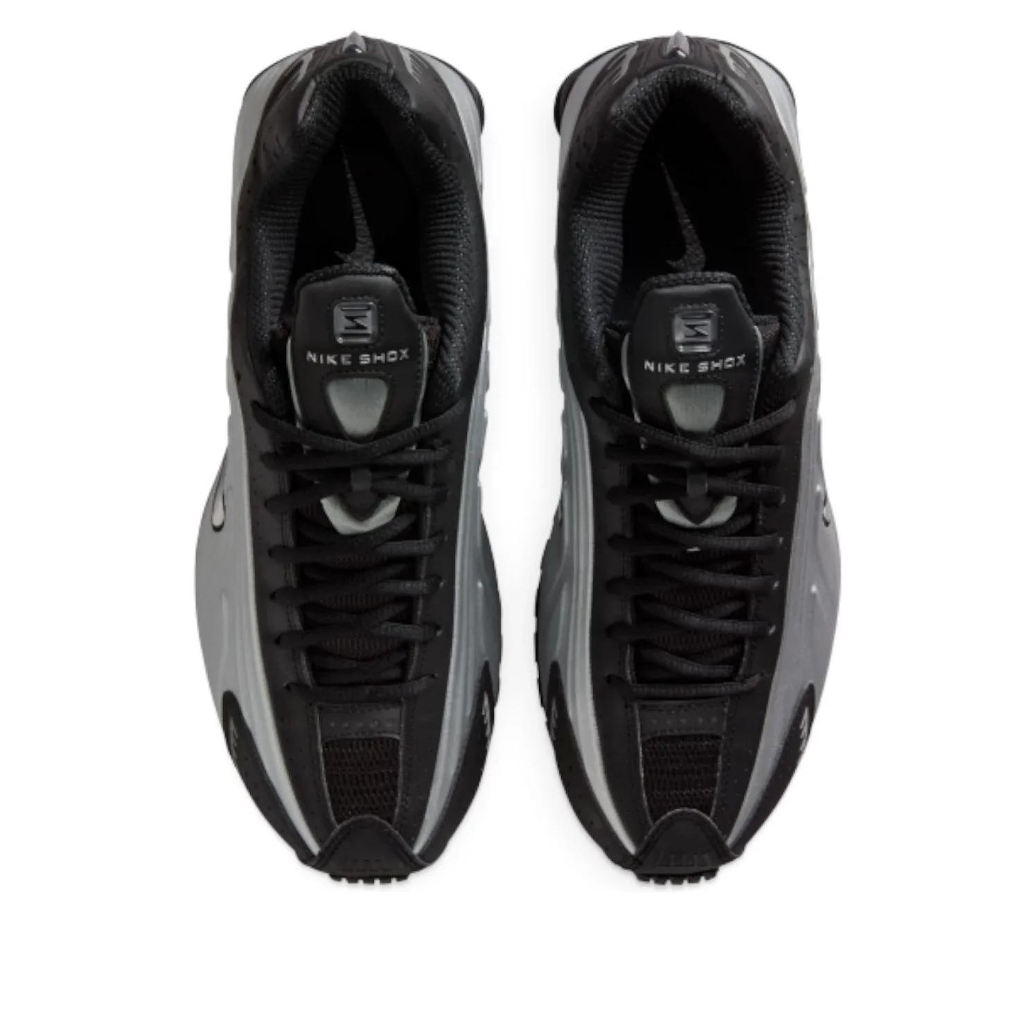 HQ1988 007 Nike Shox R4 Metallic Silver Black - Image 3