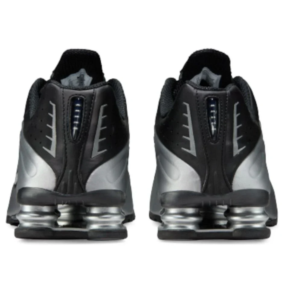 HQ1988 007 Nike Shox R4 Metallic Silver Black - Image 4