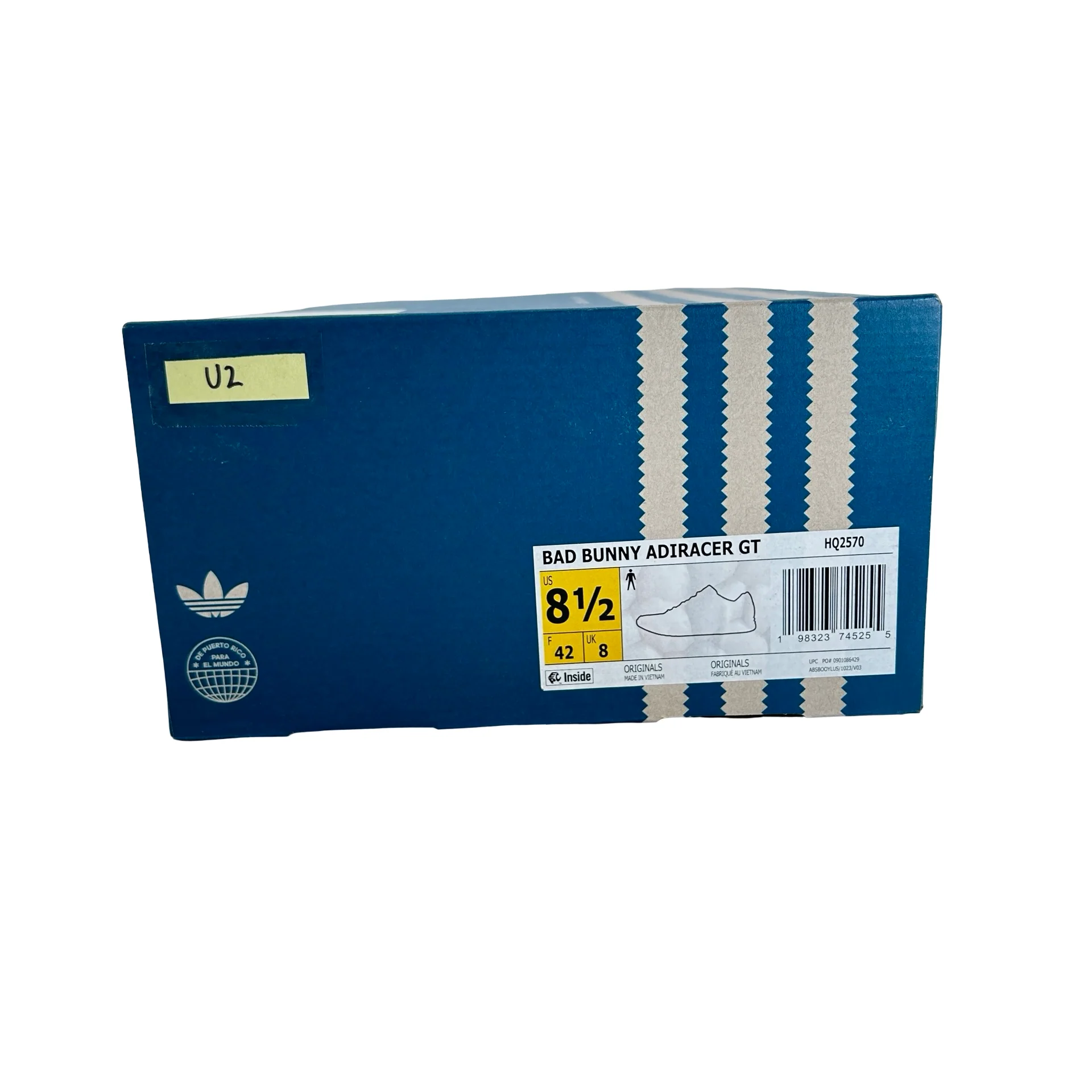 HQ2570 adidas Adiracer GT Bad Bunny x Mercedes AMG Branch Sand [USED] - 8.5 M (Used2) - Image 7