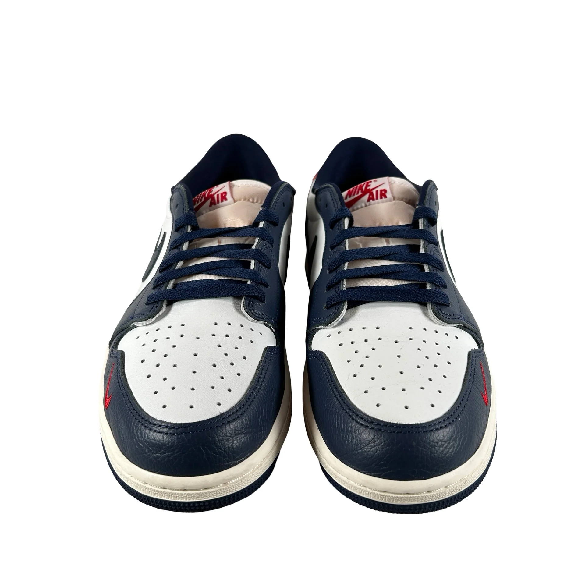 HQ2993 100 Jordan 1 Retro Low OG Howard University [USED] - 13 M (Used2) - Image 2