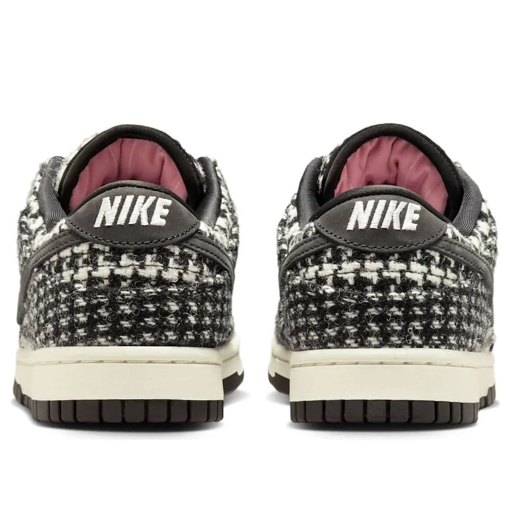 HQ5036 901 Nike Dunk Low Harris Tweed White Black Multi (Women's) - Image 3