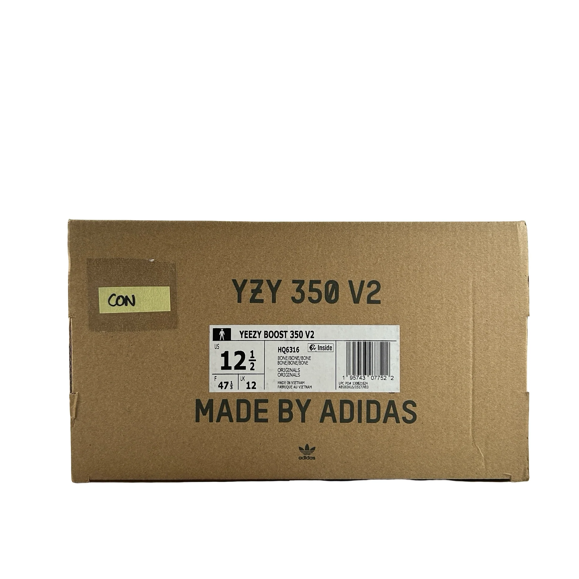 HQ6316 adidas Yeezy Boost 350 V2 Bone [CONDITIONAL] - 12.5 M (Yellowing) - Image 7