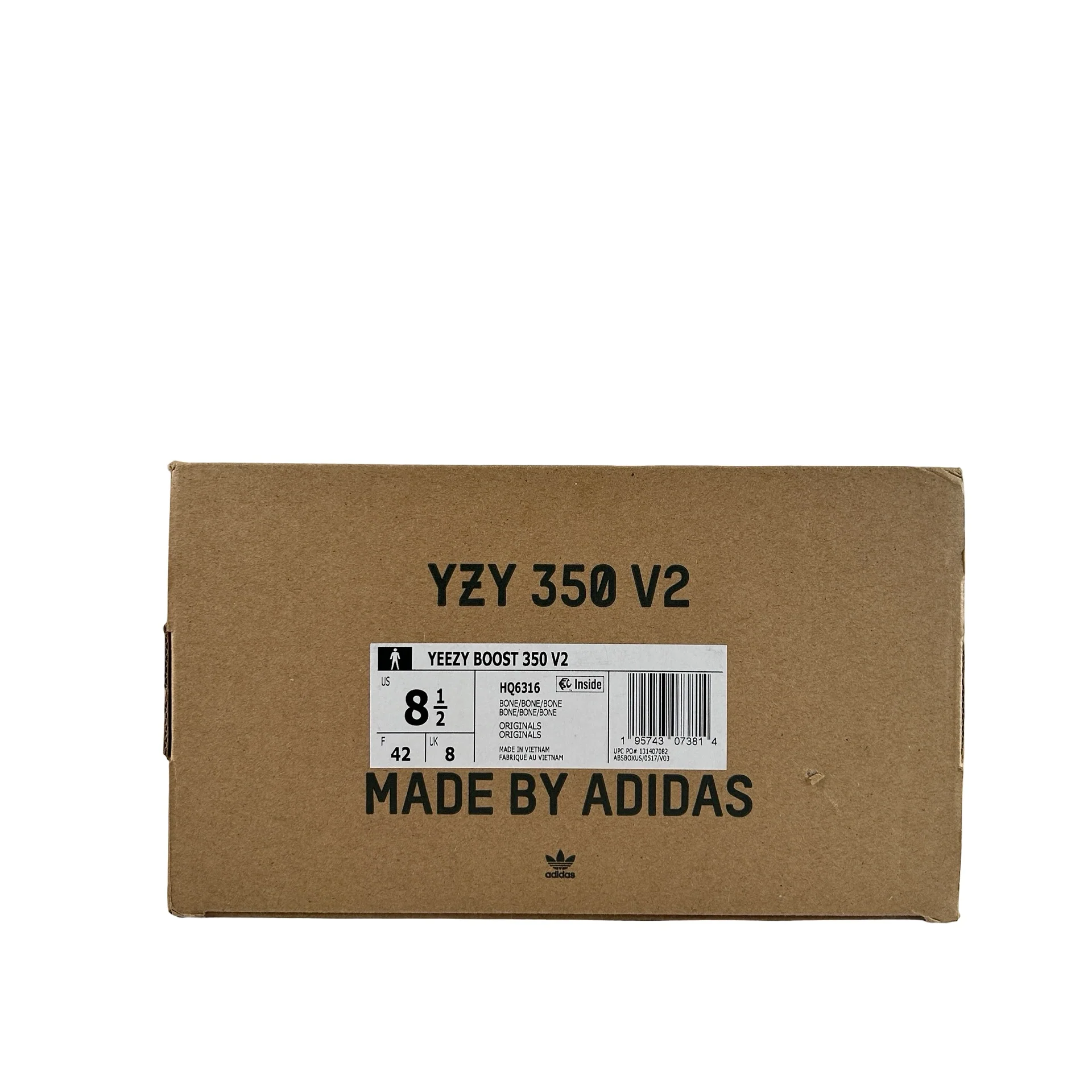 HQ6316 adidas Yeezy Boost 350 V2 Bone [USED] - 8.5 M (Used) - Image 7