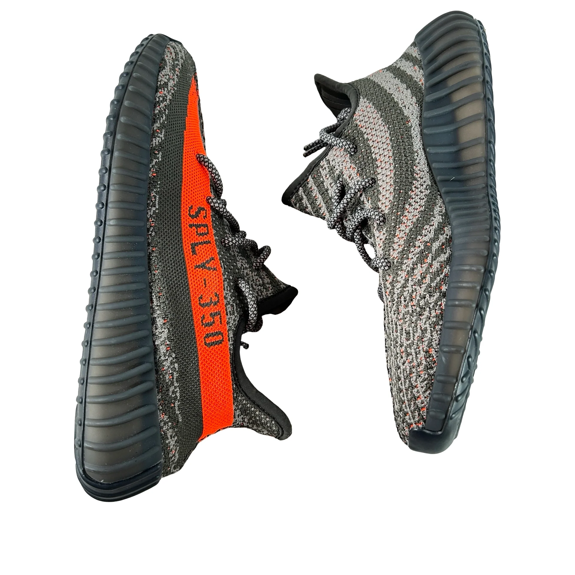 HQ7045 Adidas Yeezy Boost 350 V2 Carbon Beluga [USED] - 8.5 M (Used) - Image 4