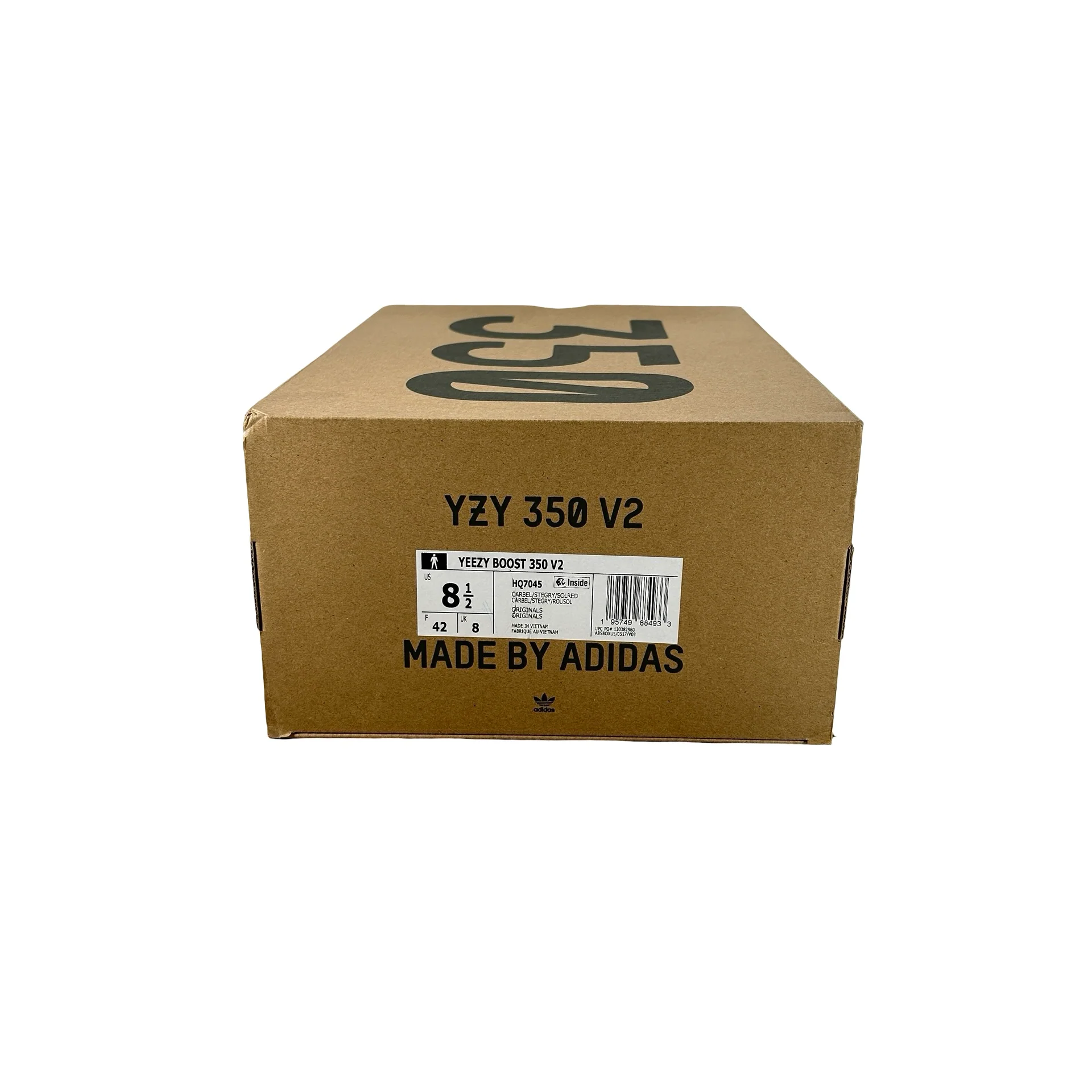 HQ7045 Adidas Yeezy Boost 350 V2 Carbon Beluga [USED] - 8.5 M (Used) - Image 7