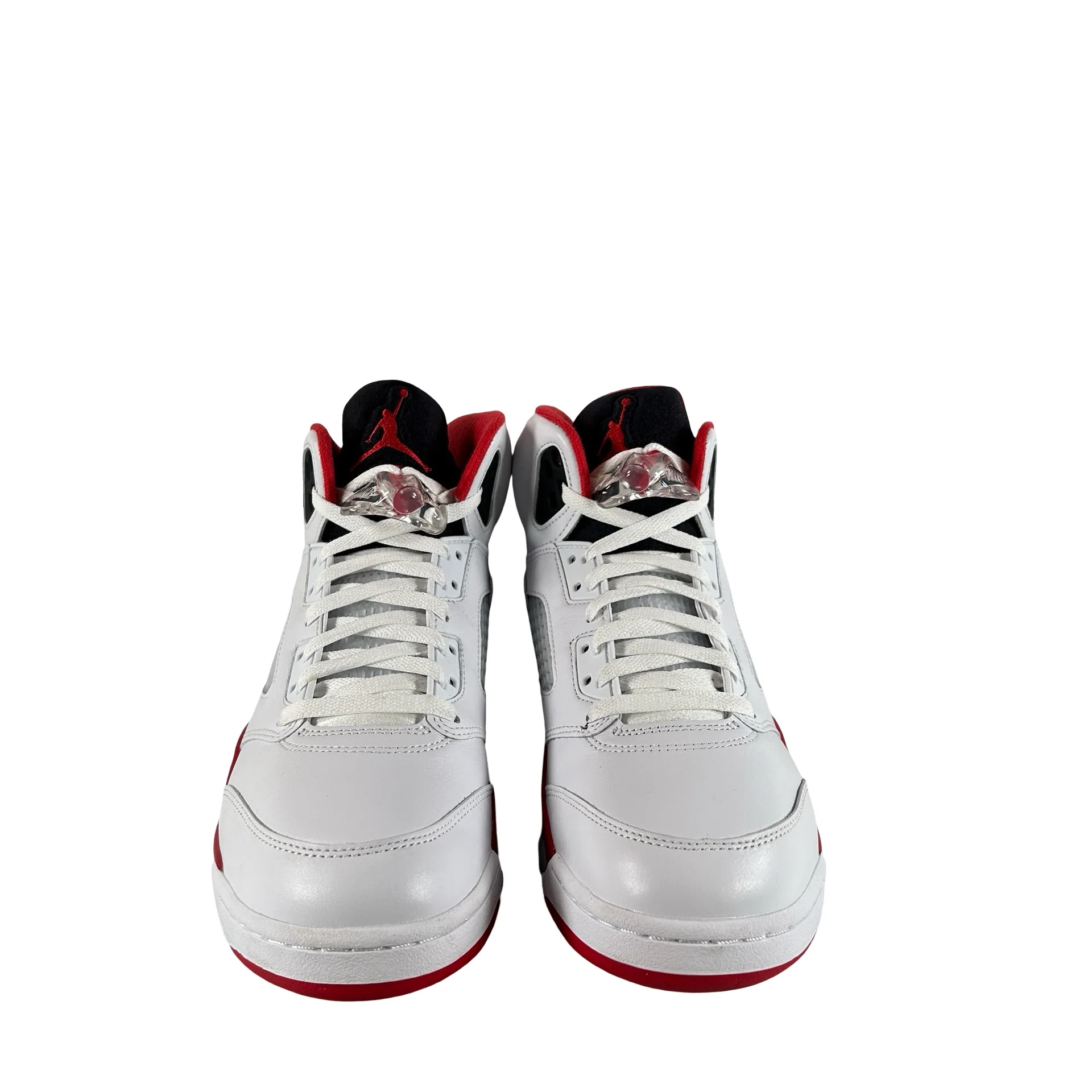 HQ7978 101 Jordan 5 Retro Fire Red Black Tongue (2025) [USED] - 10.5 M (Used2) - Image 2