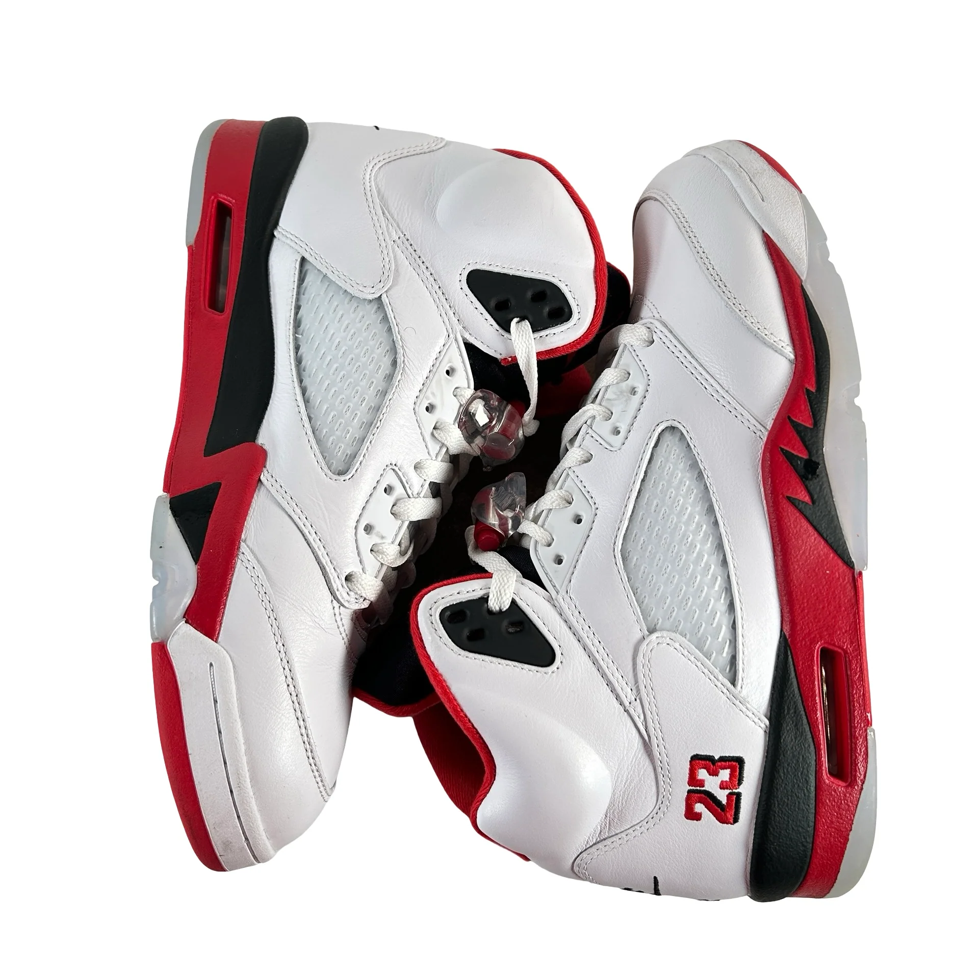 HQ7978 101 Jordan 5 Retro Fire Red Black Tongue (2025) [USED] - 10.5 M (Used3) - Image 5