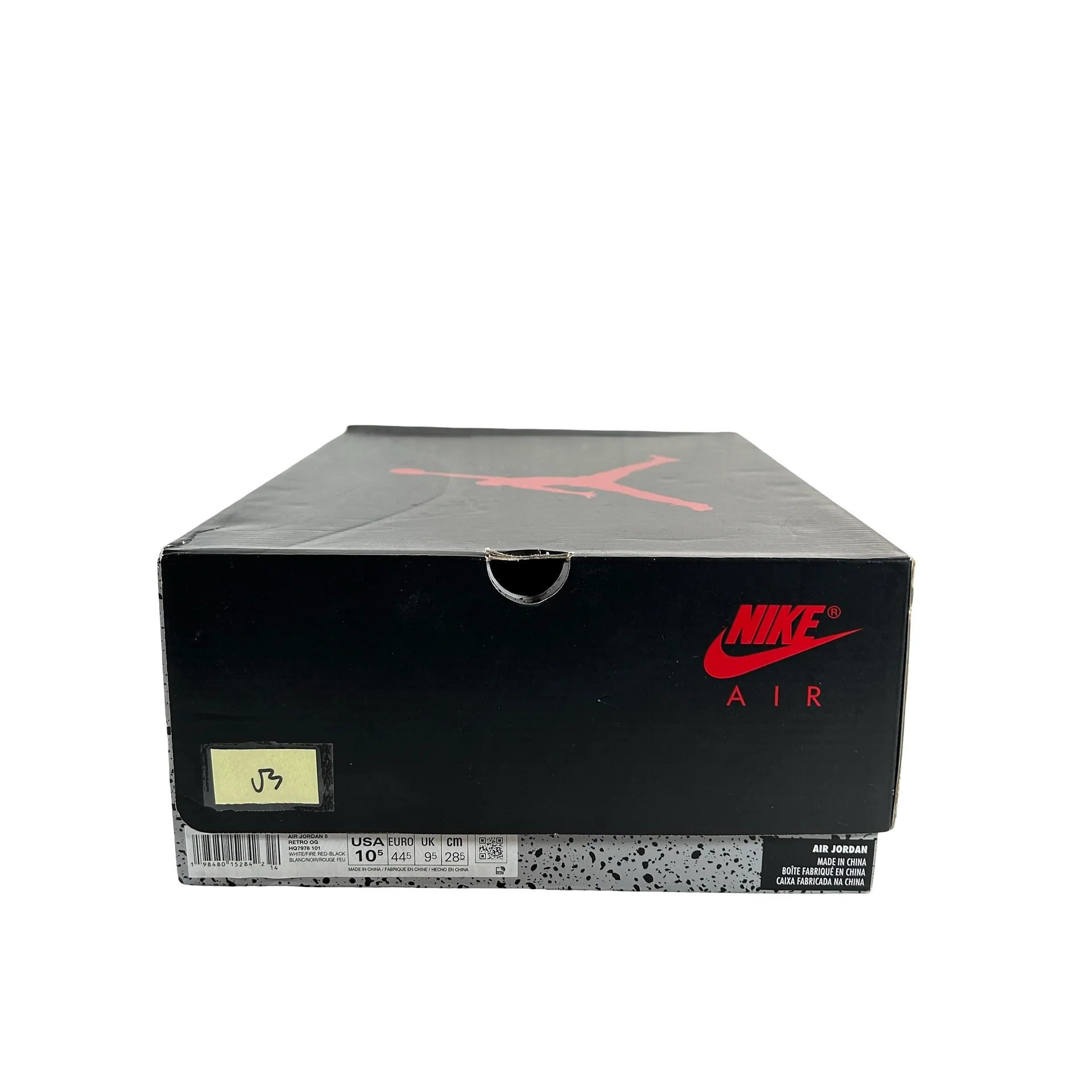 HQ7978 101 Jordan 5 Retro Fire Red Black Tongue (2025) [USED] - 10.5 M (Used3) - Image 7
