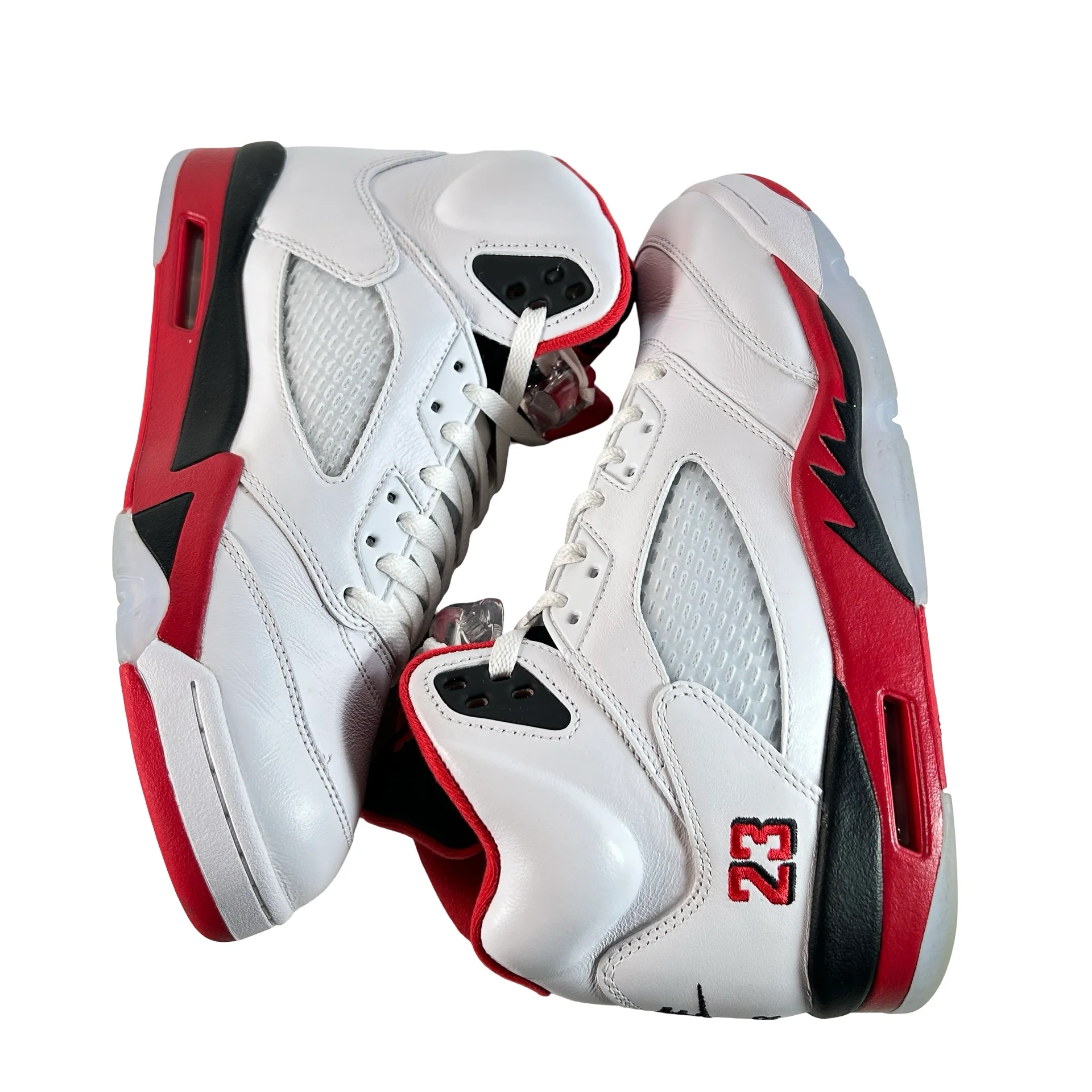 HQ7978 101 Jordan 5 Retro Fire Red Black Tongue (2025) [USED] - 10 M (Used) - Image 5