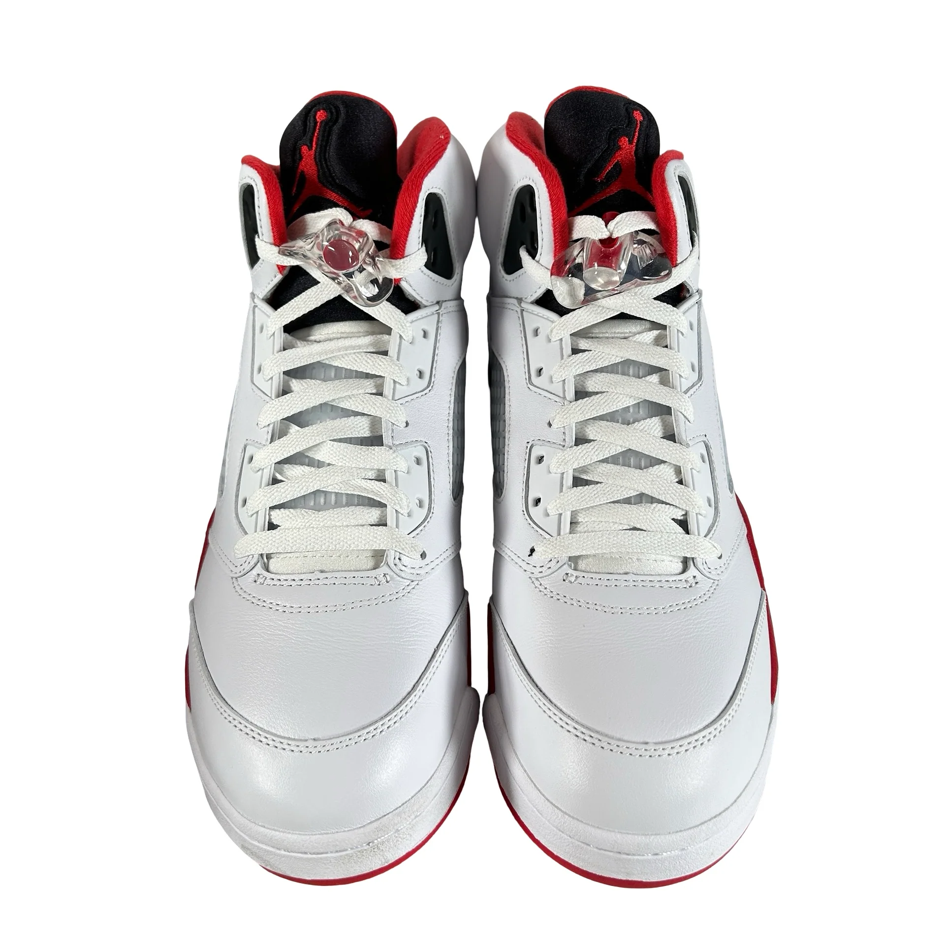 HQ7978 101 Jordan 5 Retro Fire Red Black Tongue (2025) [USED] - 12 M (Used2) - Image 2