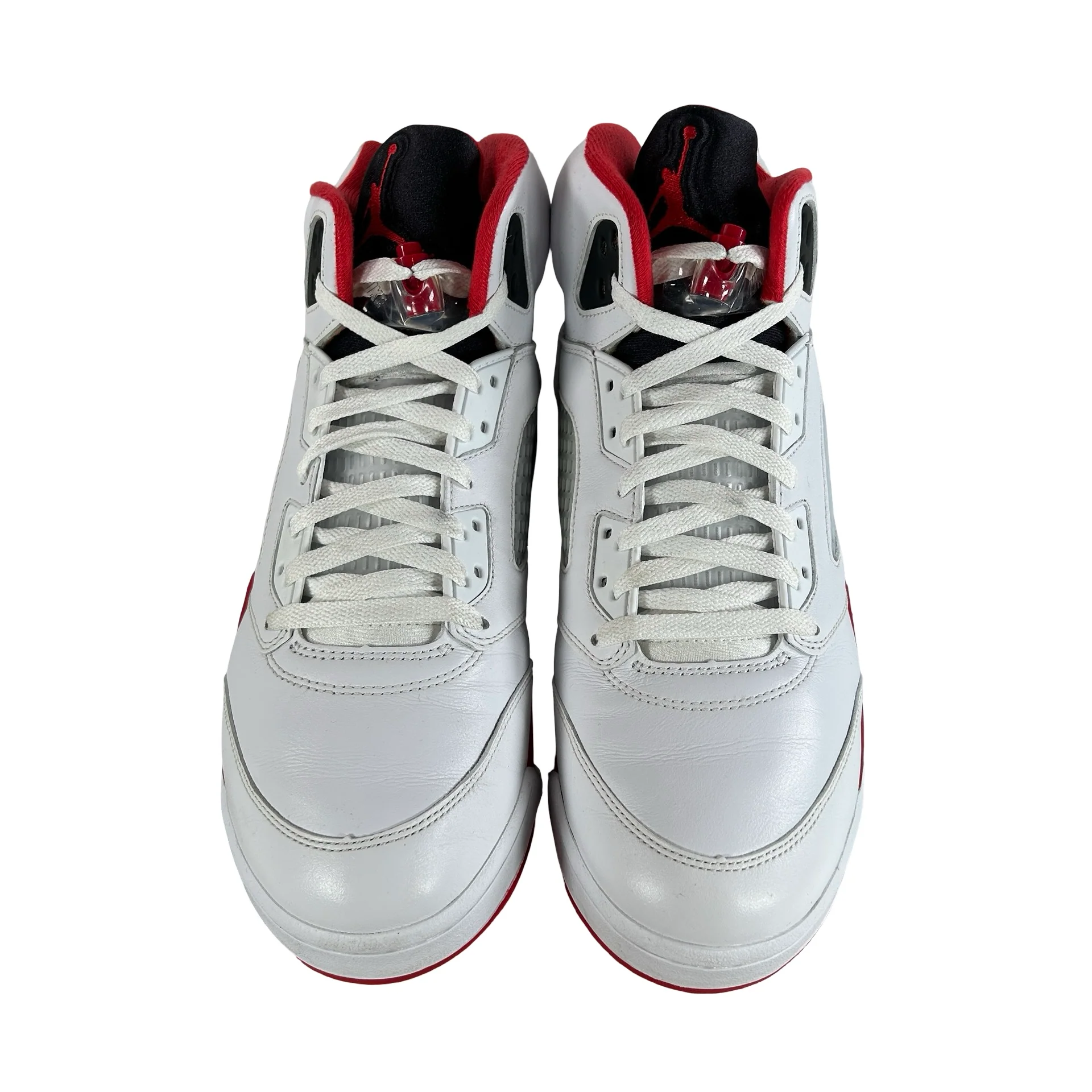 HQ7978 101 Jordan 5 Retro Fire Red Black Tongue (2025) [USED] - 12 M (Used4) - Image 2