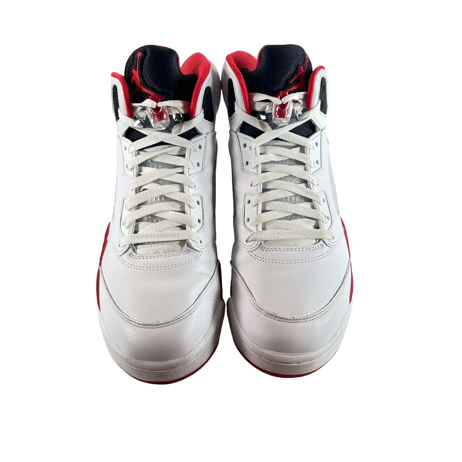 HQ7978 101 Jordan 5 Retro Fire Red Black Tongue (2025) [USED] - 12 M (Used5) - Image 2