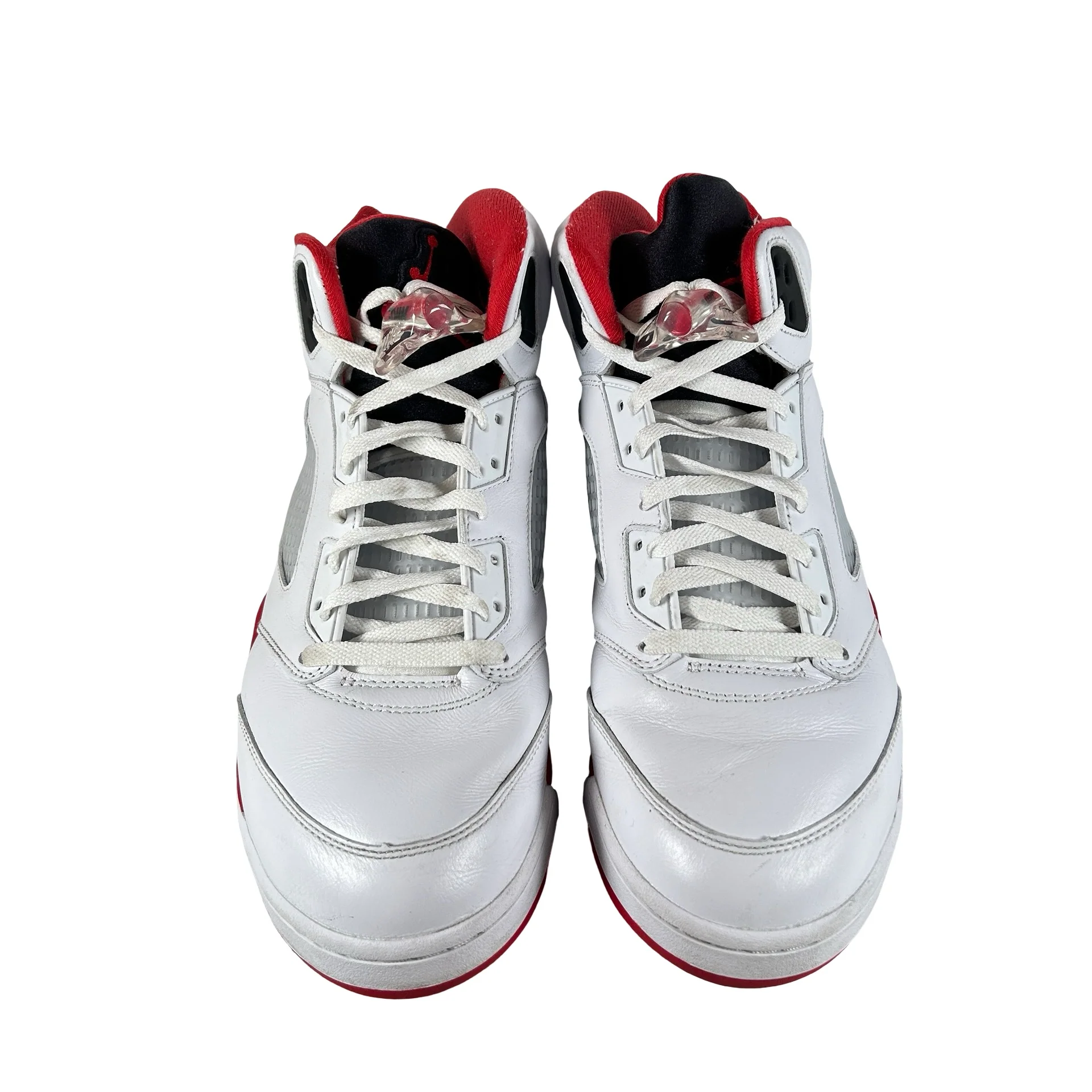 HQ7978 101 Jordan 5 Retro Fire Red Black Tongue (2025) [USED] - 13 M (Used) - Image 2