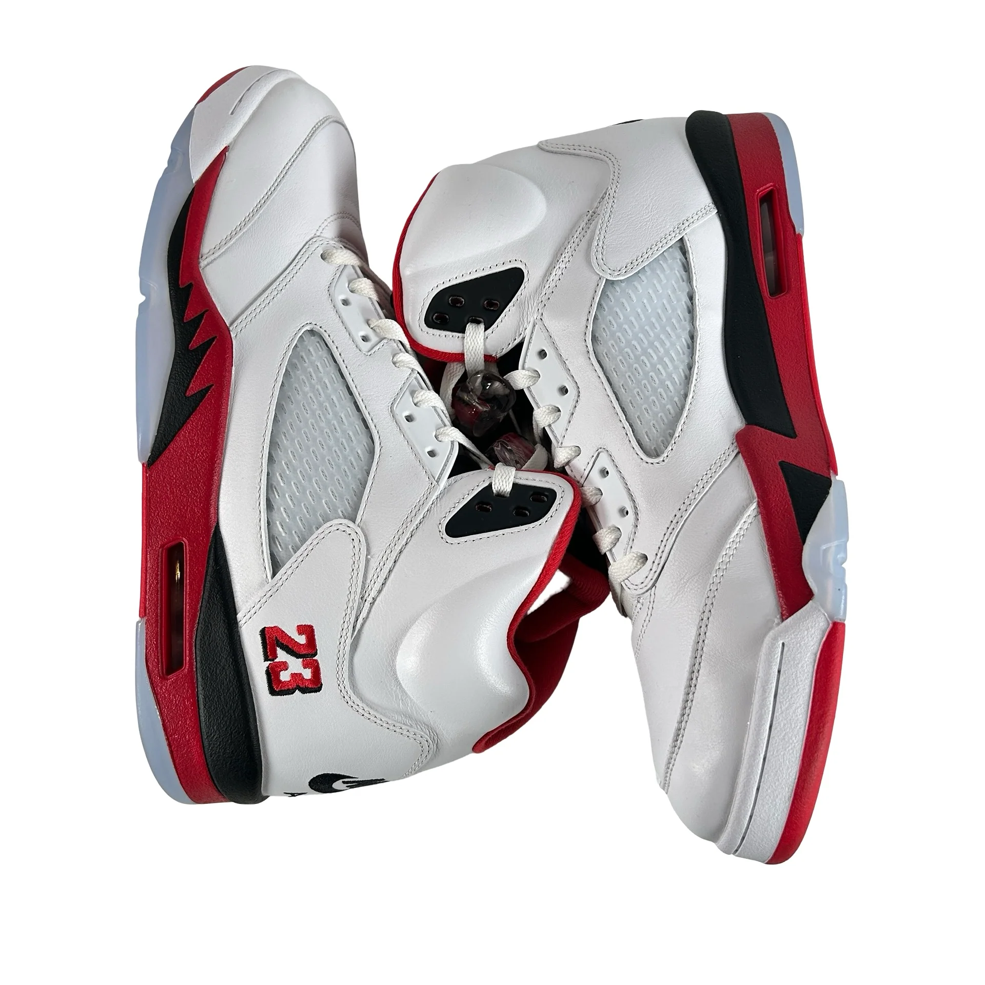 HQ7978 101 Jordan 5 Retro Fire Red Black Tongue (2025) [USED] - 14 M (Used) - Image 4