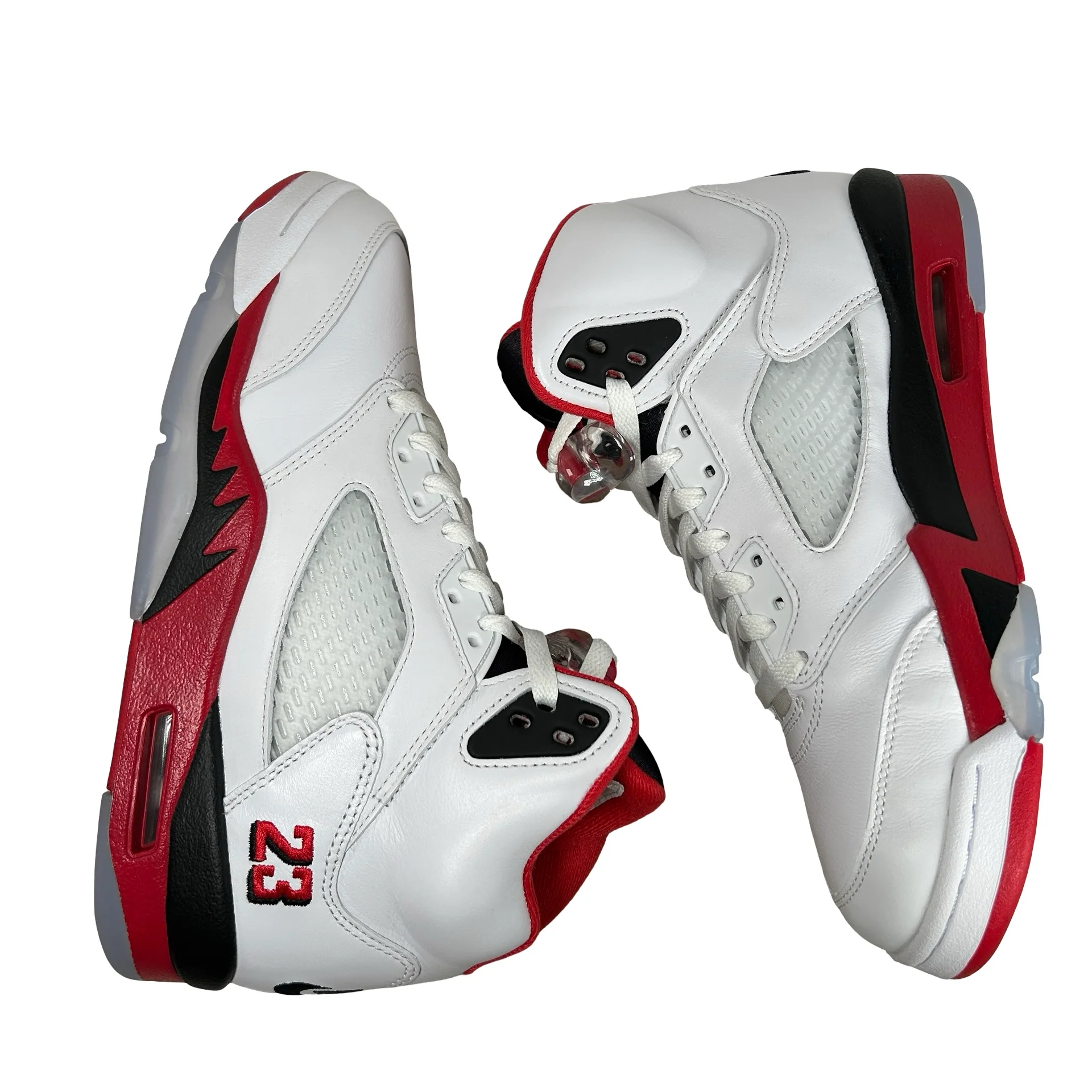 HQ7978 101 Jordan 5 Retro Fire Red Black Tongue (2025) [USED] - 7.5 M (Used2) - Image 4