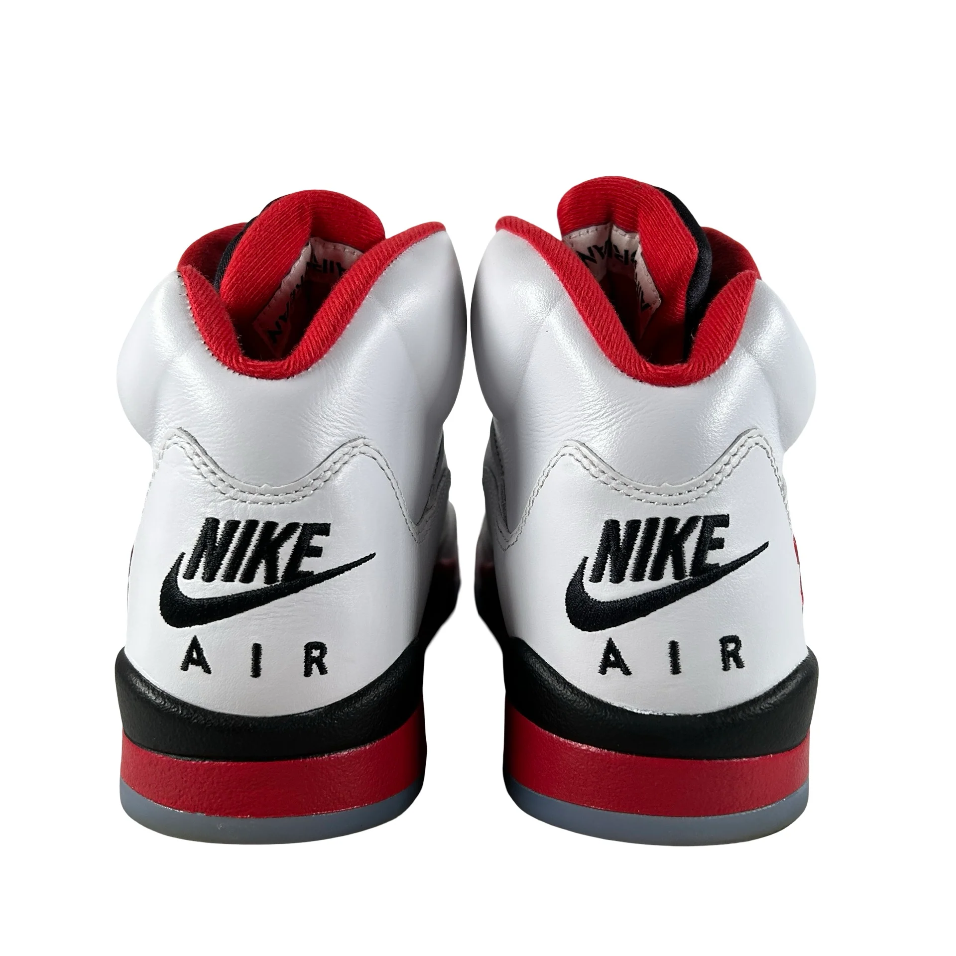 HQ7978 101 Jordan 5 Retro Fire Red Black Tongue (2025) [USED] - 8 M (Used) - Image 2
