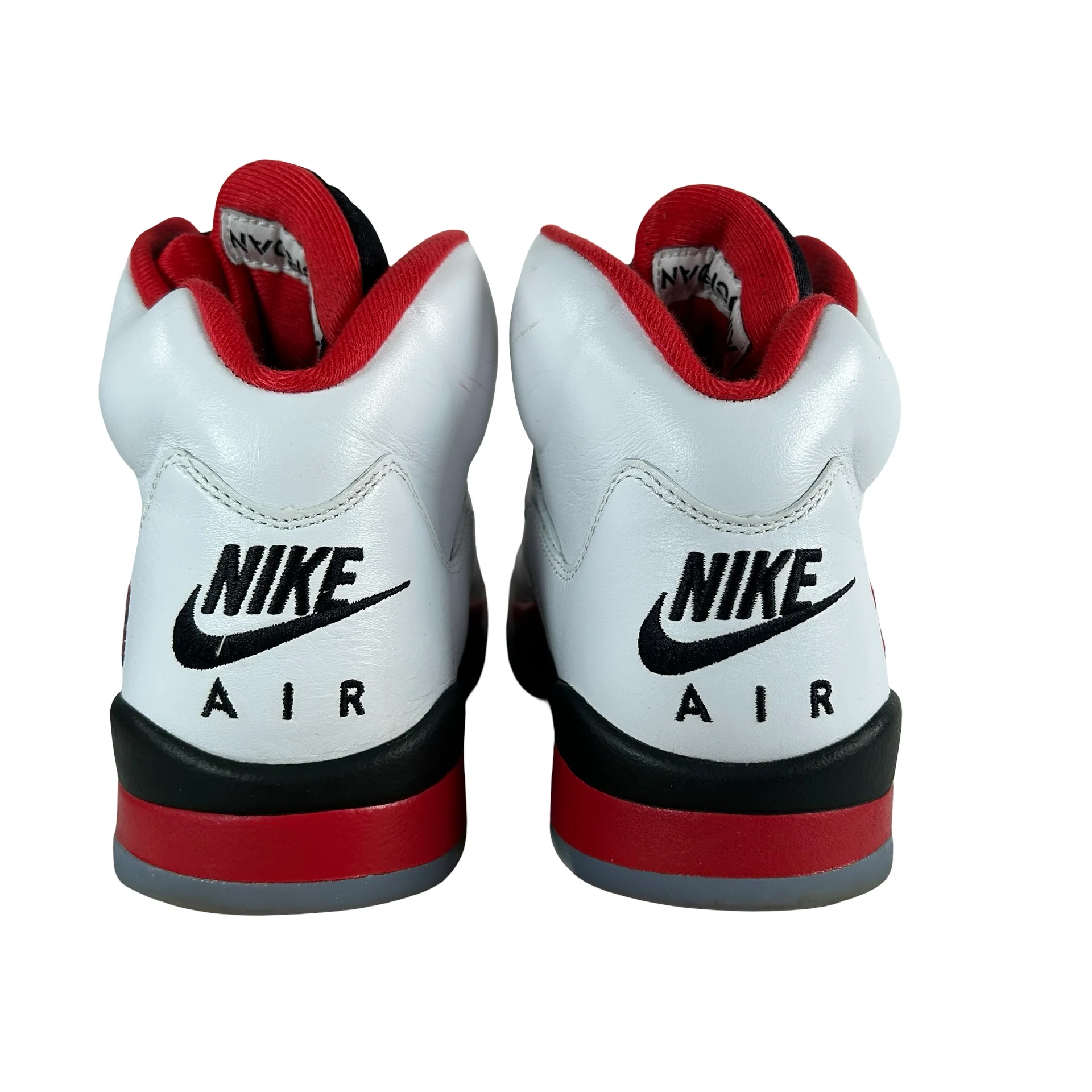 HQ7978 101 Jordan 5 Retro Fire Red Black Tongue (2025) [USED] - 9 M (Used2) - Image 3