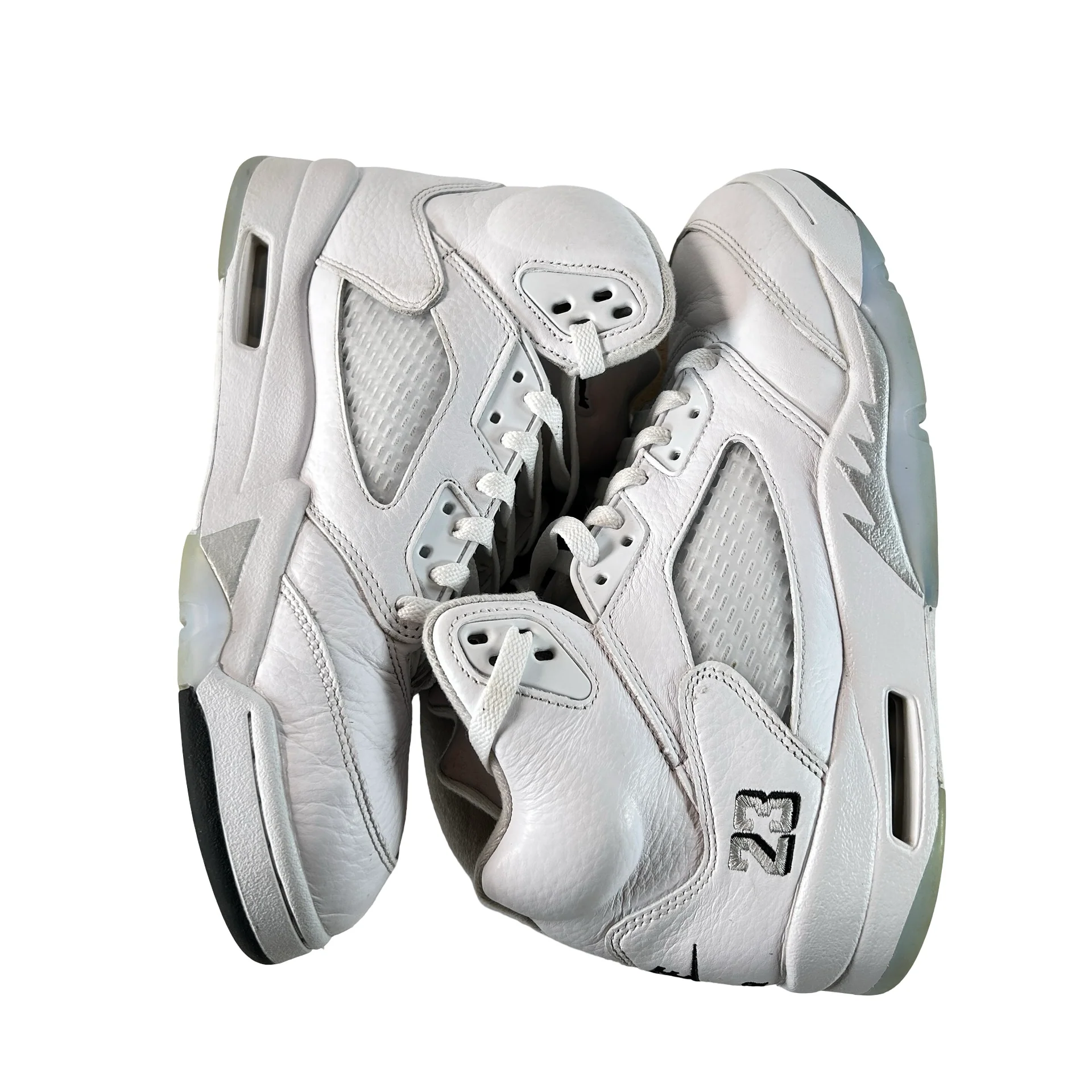 HQ7978 103 Jordan 5 Retro White Metallic (2026) [USED] - 9.5 M (Used) (Replace Box) - Image 5