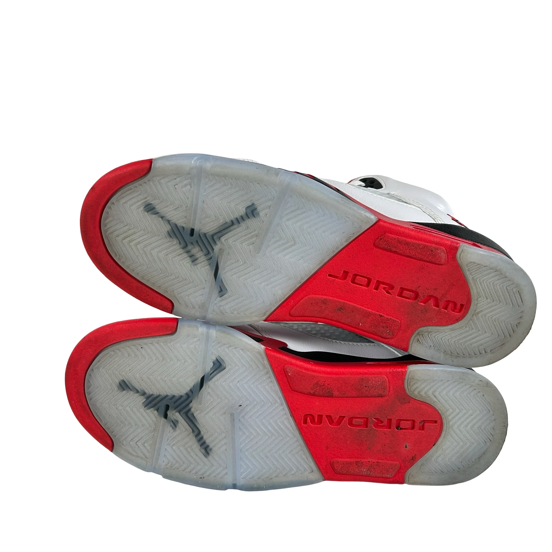 HQ7980 101 Jordan 5 Retro Fire Red Black Tongue (2025) (GS) [USED] - 7 Y (Used) (No Box) - Image 6