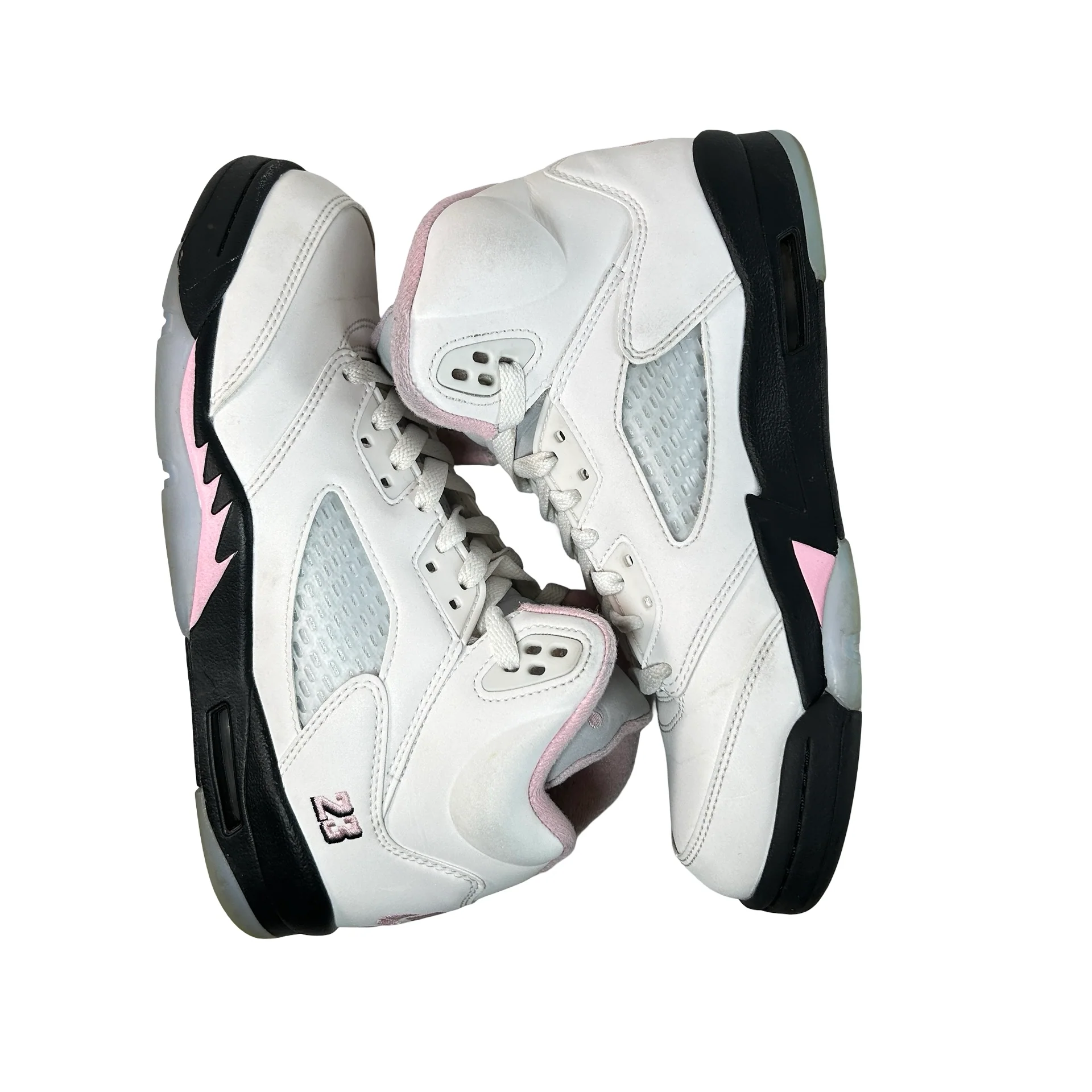 HQ7980 102 Jordan 5 Retro Medium Soft Pink (GS)  [USED] - 7 Y (Used) - Image 4