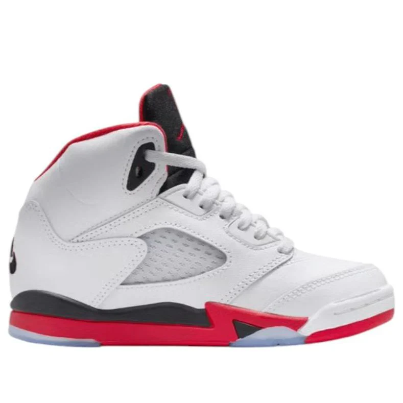 HQ7981 101 Jordan 5 Retro Fire Red Black Tongue (2025) (TD) - Image 2