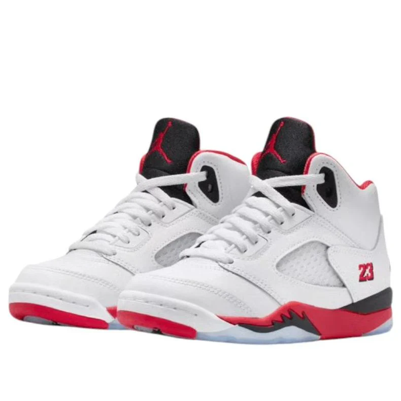 HQ7981 101 Jordan 5 Retro Fire Red Black Tongue (2025) (TD) - Image 3