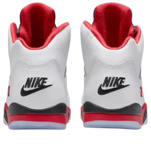 HQ7981 101 Jordan 5 Retro Fire Red Black Tongue (2025) (TD) - Image 4