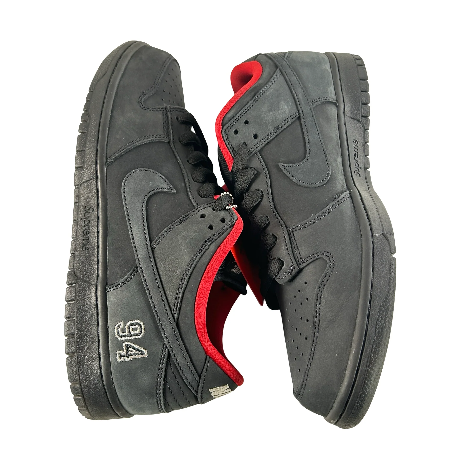 HQ8487 001 Nike SB Dunk Low Supreme 94 Black [USED] - 10.5 M (Used) - Image 4