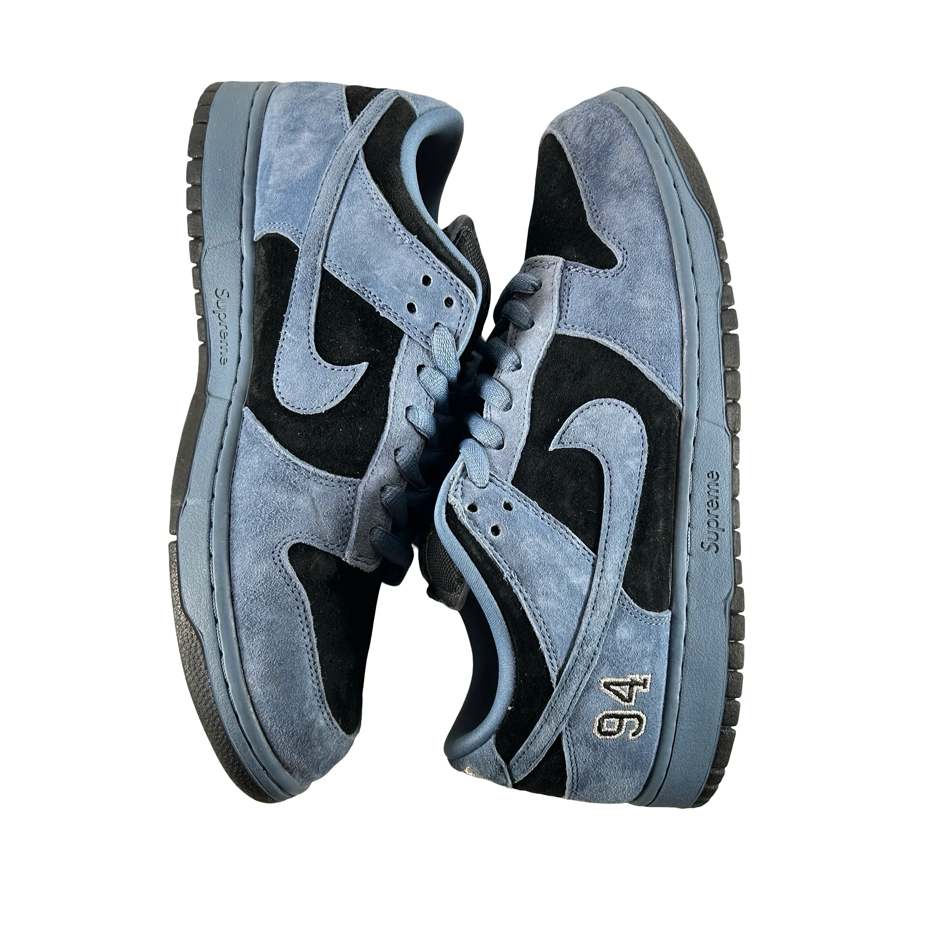 HQ8487 400 Nike SB Dunk Low Supreme 94 Ocean Fog [USED] - 12 M (Used) - Image 4