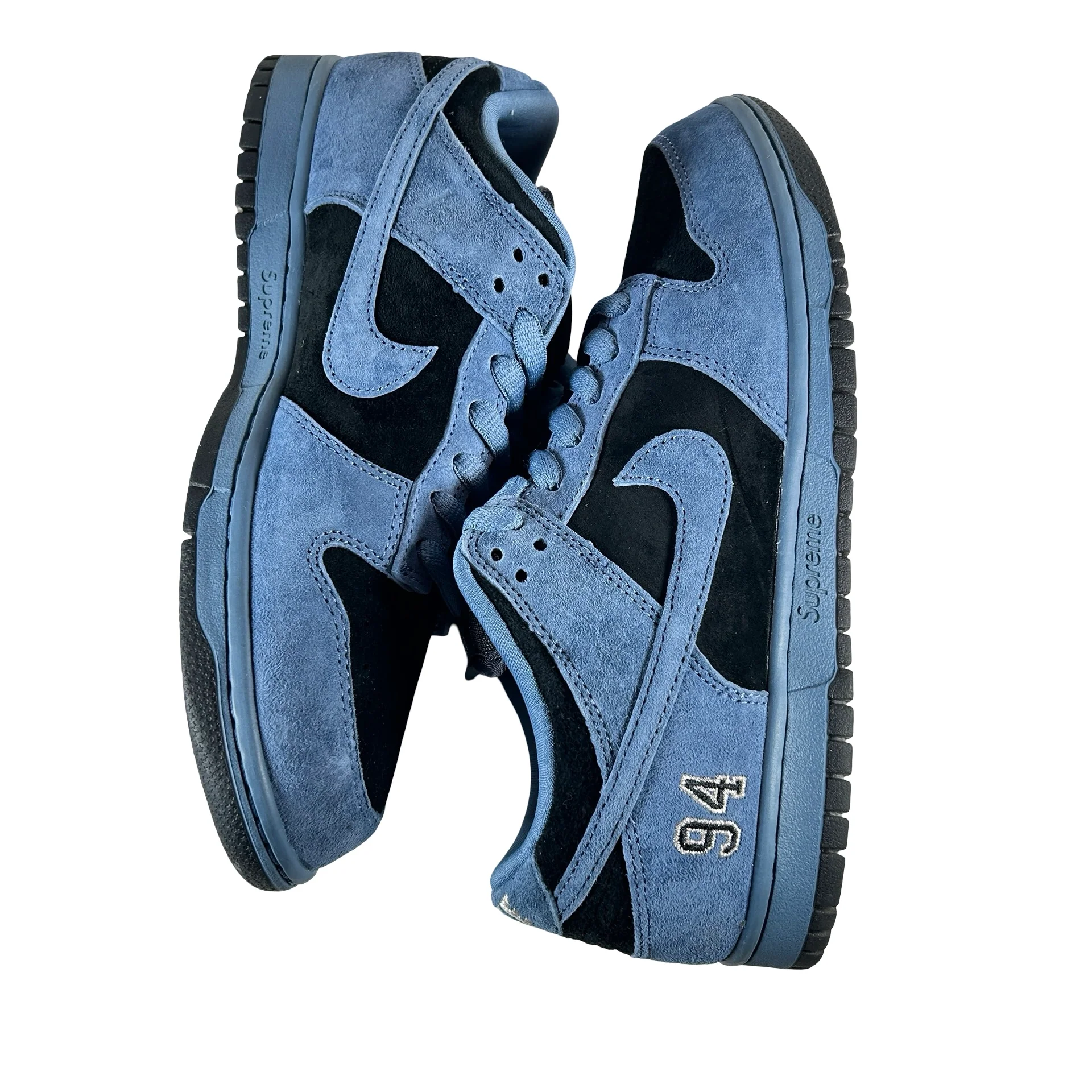 HQ8487 400 Nike SB Dunk Low Supreme 94 Ocean Fog [USED] - 8 M (Used2) - Image 5