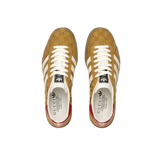 HQ8850 adidas Gazelle Gucci Original GG Beige Brown - Image 3