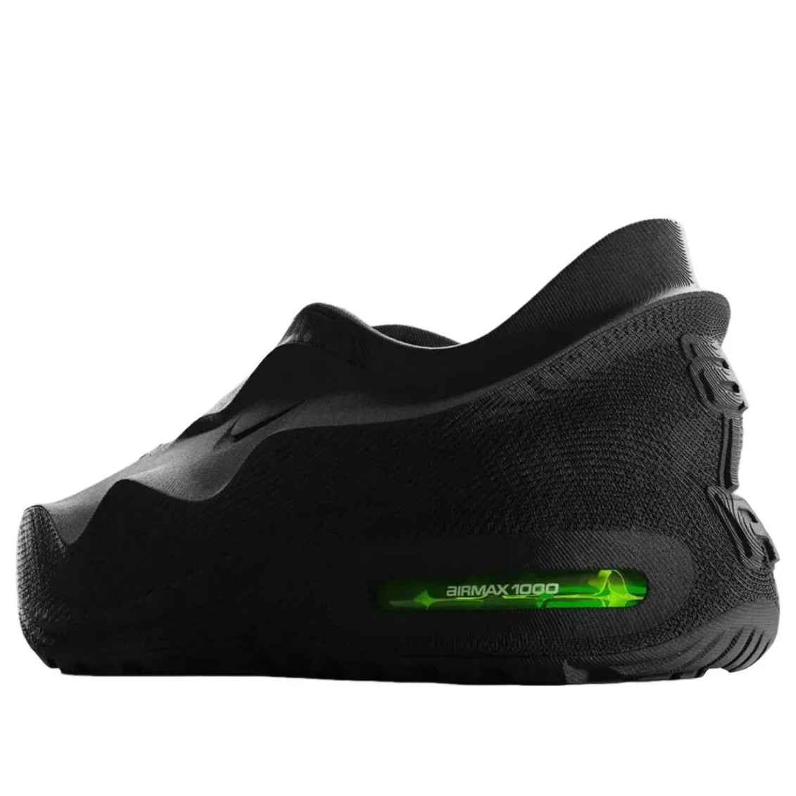 HV0234 BLACK Nike Air Max 1000 Black - Image 3