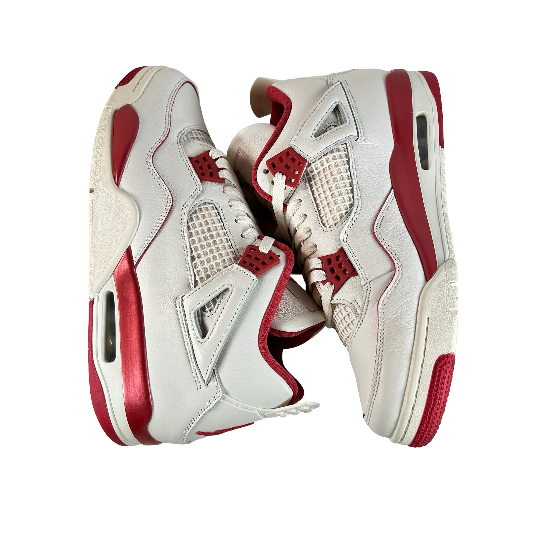 HV0823 108 Air Jordan 4 Retro Valentine's Day Sierra Red (Women's) [USED] - 13 W (Used) - Image 4