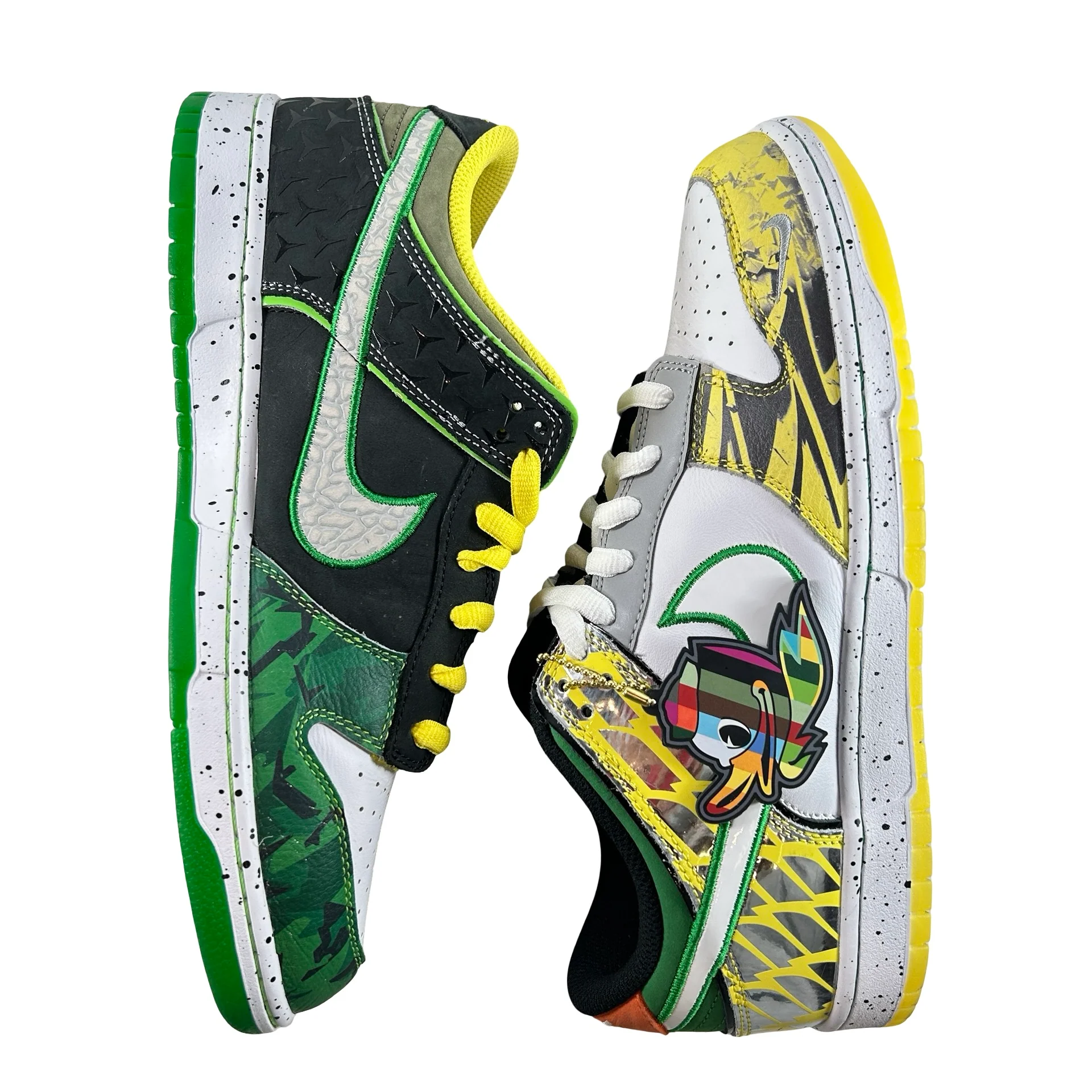 HV1454 100  Nike Dunk Low What the Duck Away University of Oregon PE [USED] - 11 M (Used) - Image 4