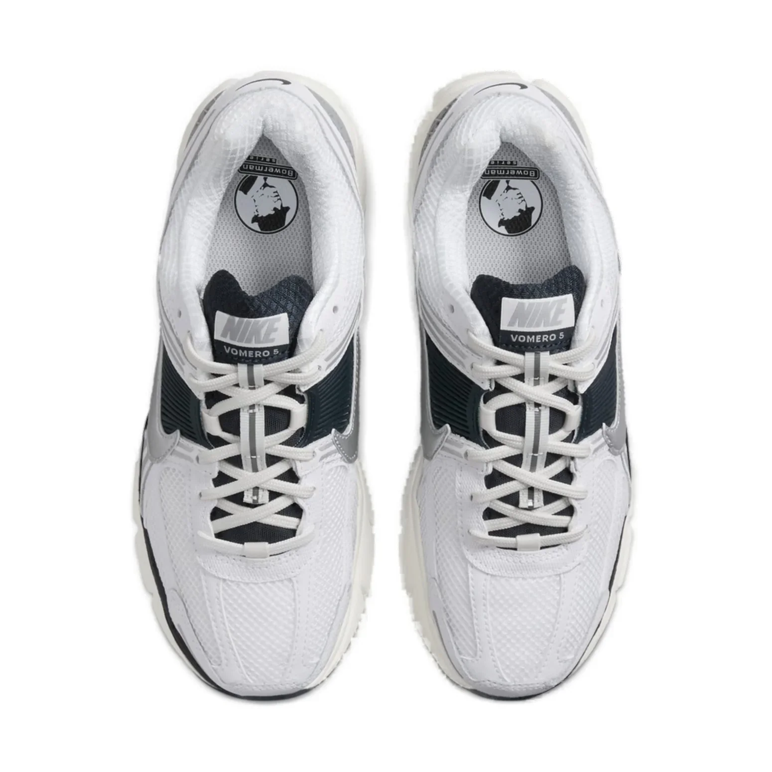 HV2412 100 Nike Zoom Vomero 5 White Armory Navy (Women's) - Image 4