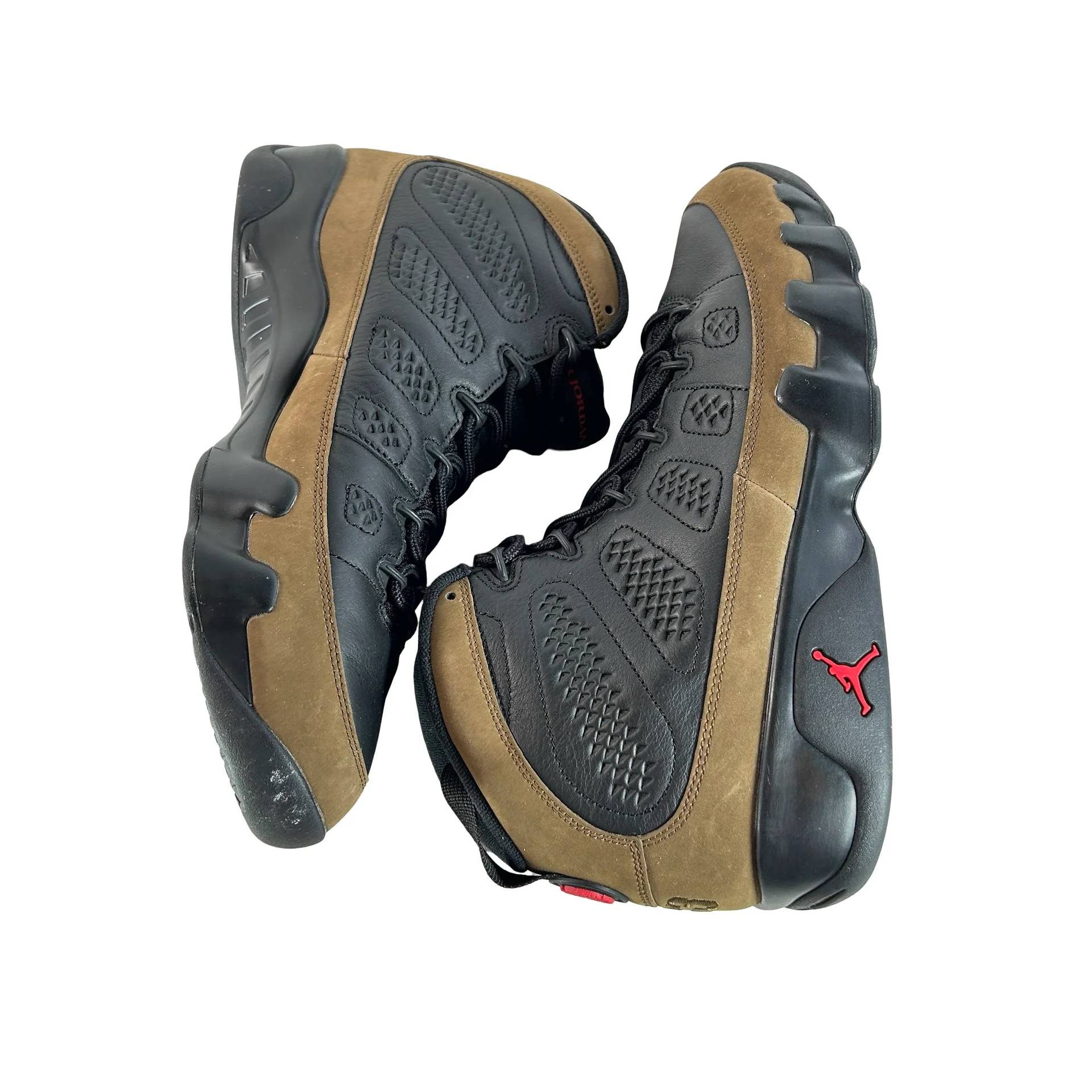 HV4794 030 Air Jordan 9 Retro Olive (2024) [USED] - 13 M (Used) (No Box) - Image 4