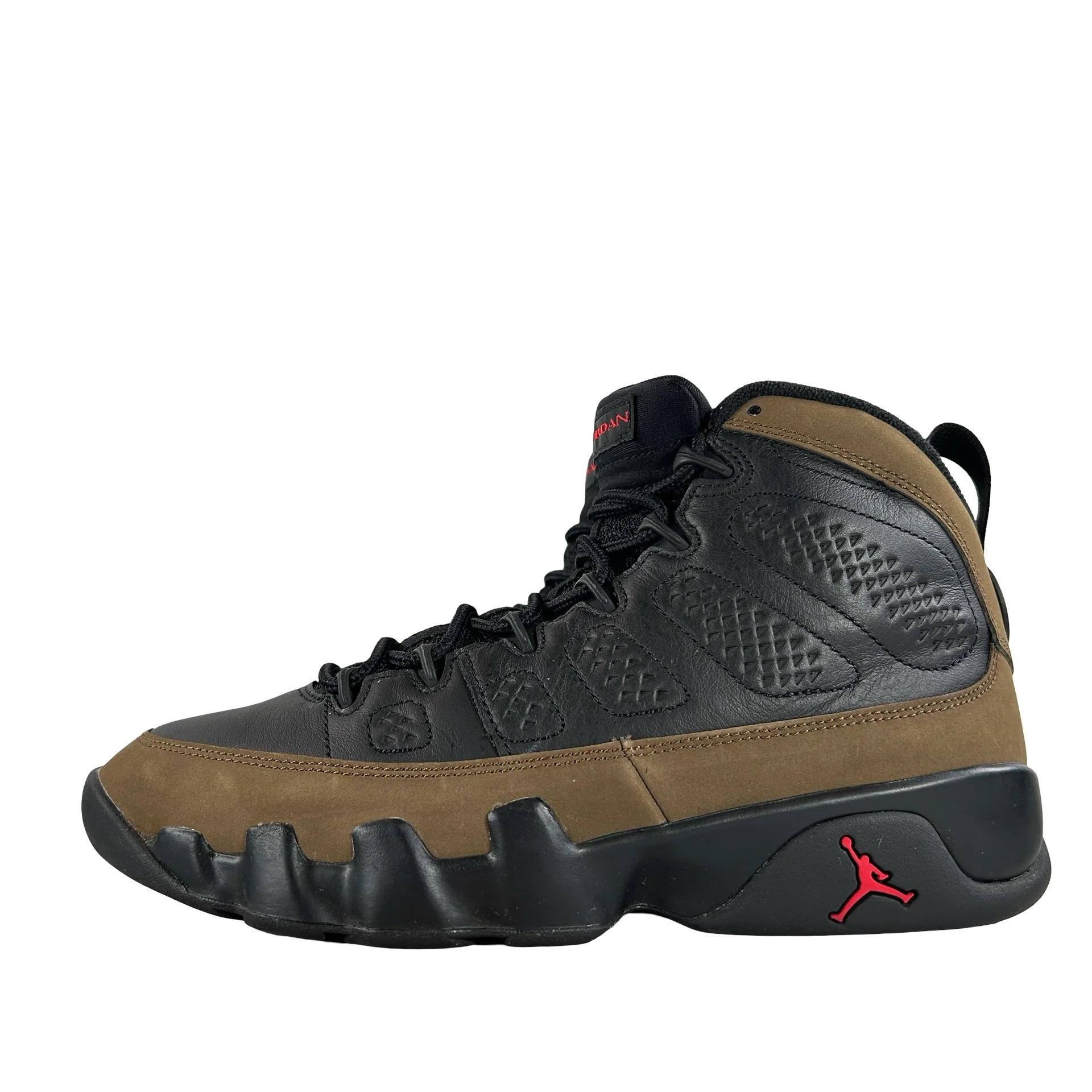 HV4794 030 Air Jordan 9 Retro Olive (2024) [USED] - 7 M (Used3)