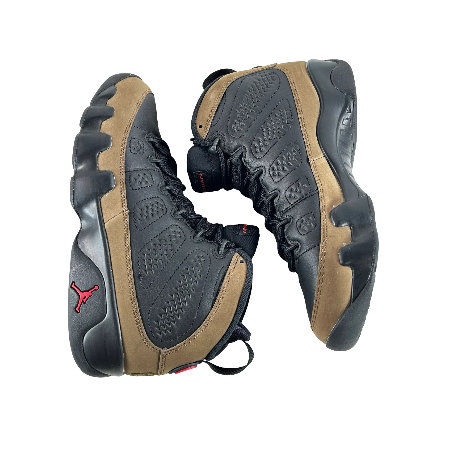 HV4794 030 Air Jordan 9 Retro Olive (2024) [USED] - 9 M (Used) (No Box) - Image 4