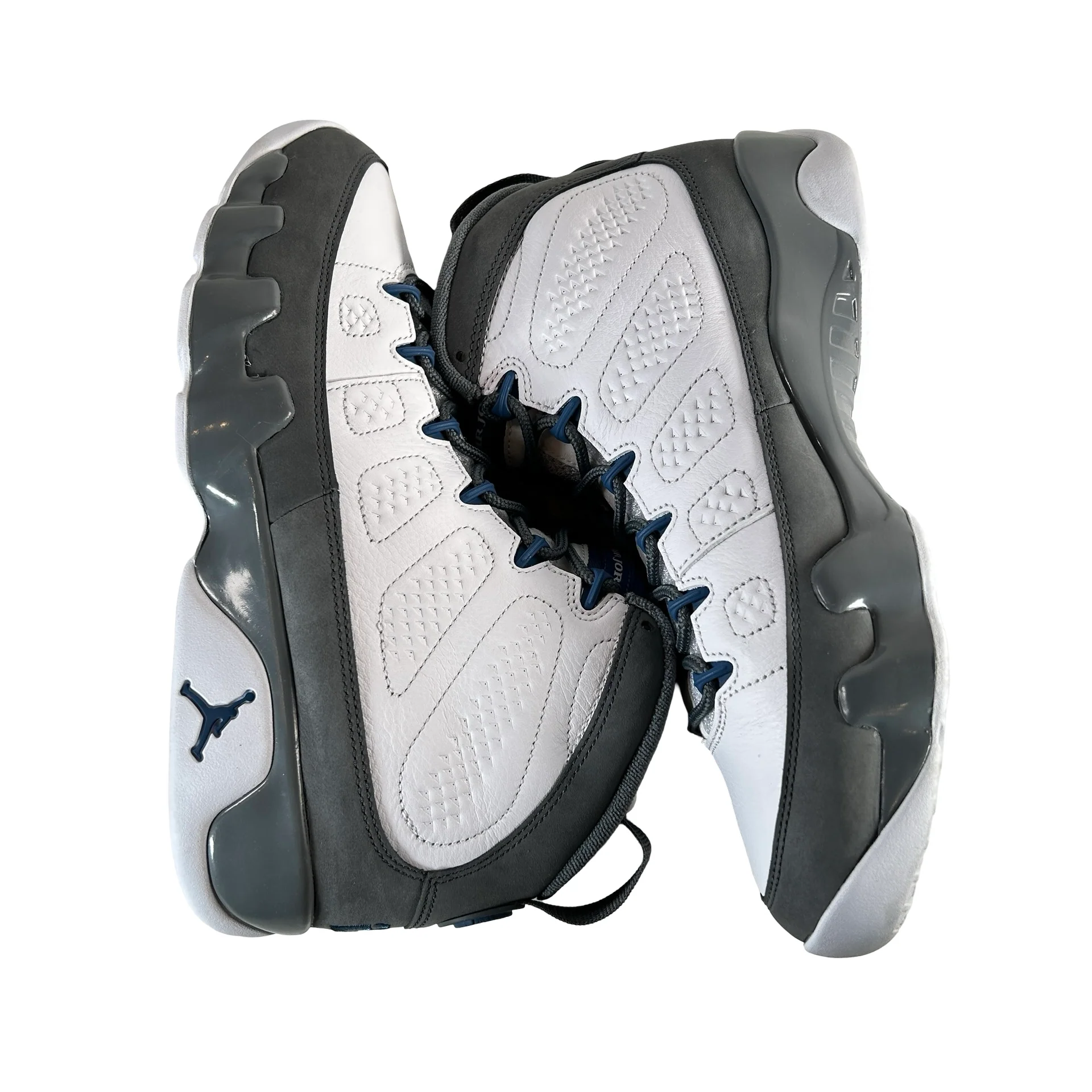 HV4794 100 Jordan 9 Retro Flint Grey French Blue (2026) [USED] - 10 M (Used) - Image 4
